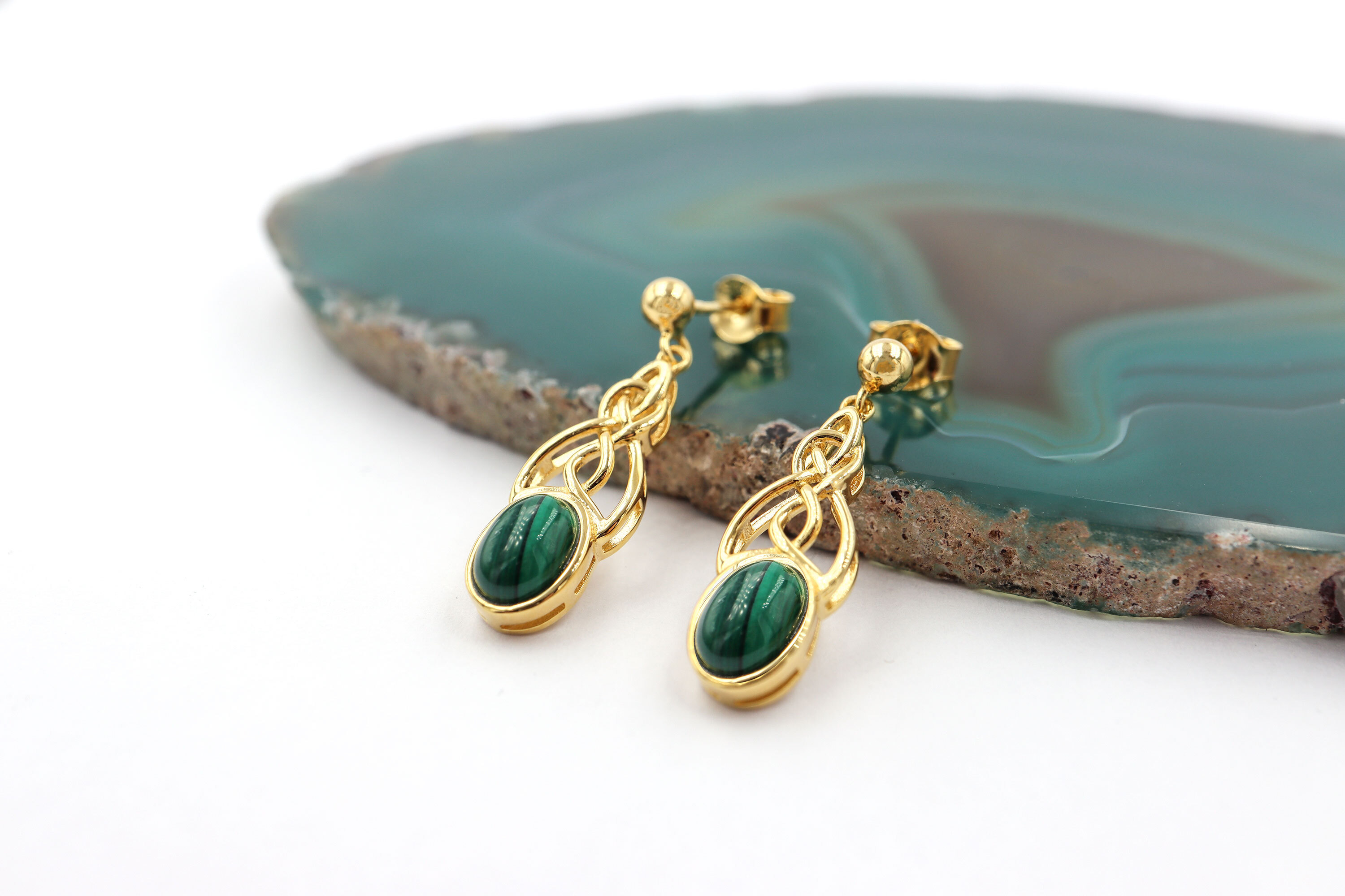 Womens Gold Vermeil Celtic Knot Gift Set