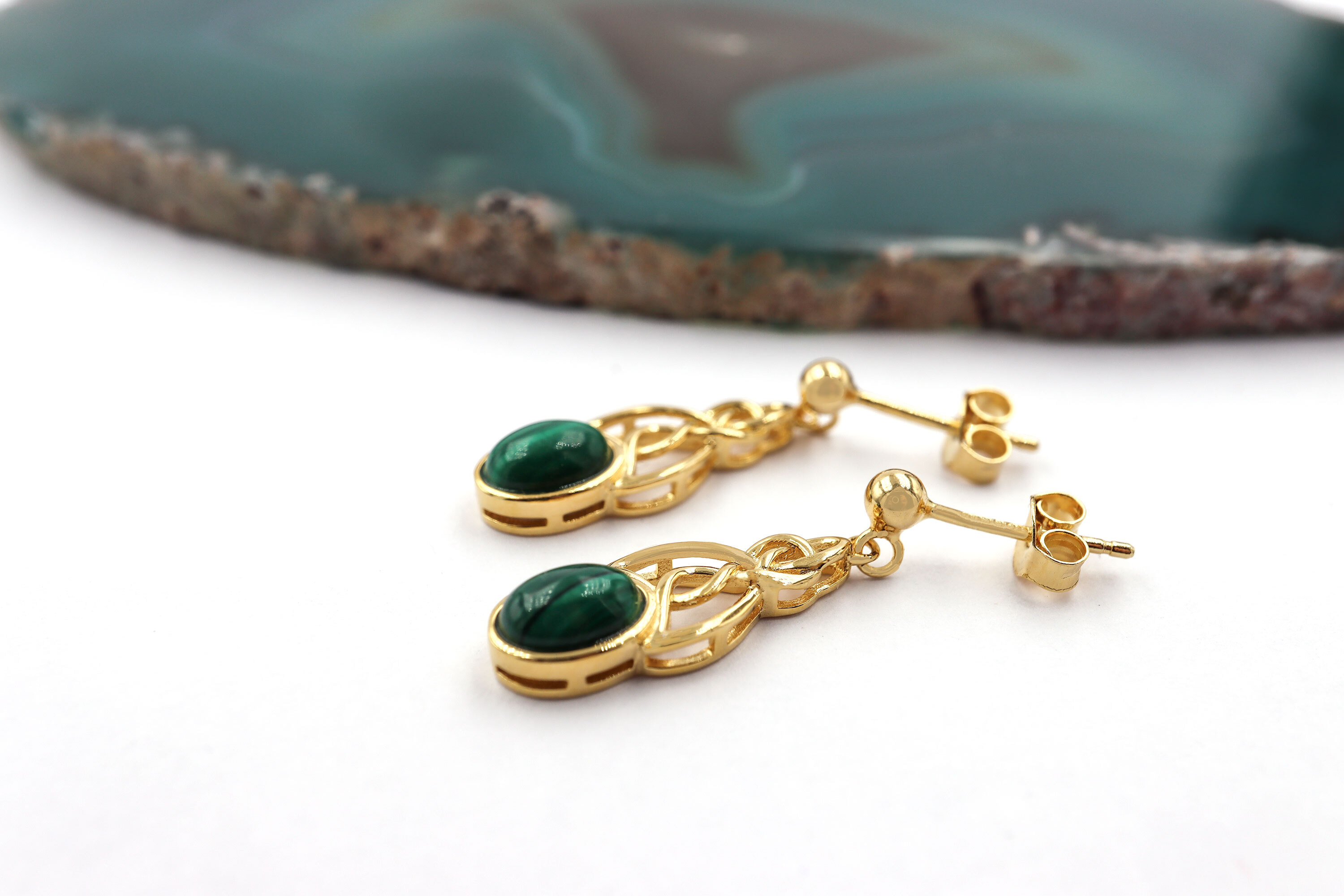 Luxurious Gold Vermeil Celtic Knot Gift Set For Women