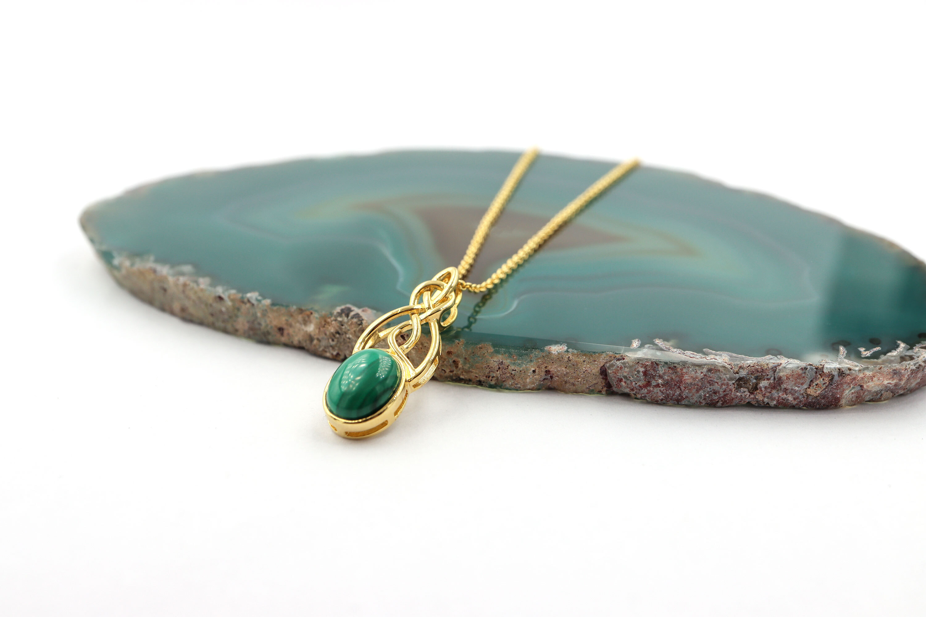 Womens Celtic Knot Gift Set in 14K Gold Vermeil
