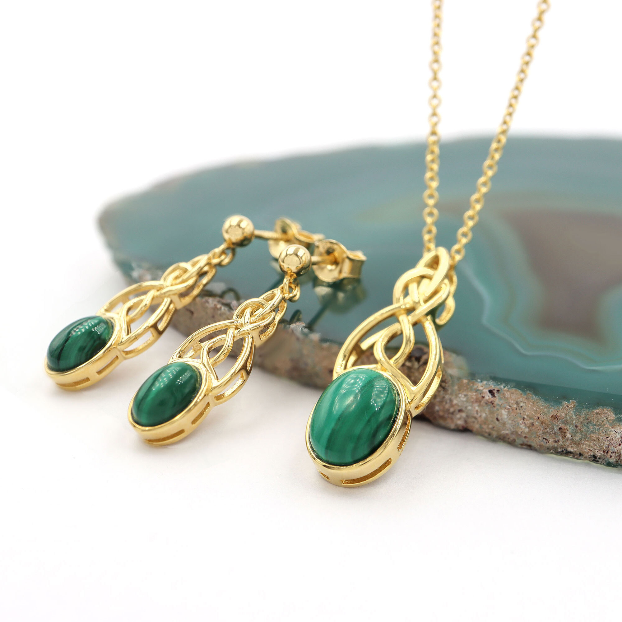 Necklace and Drop Earring Set