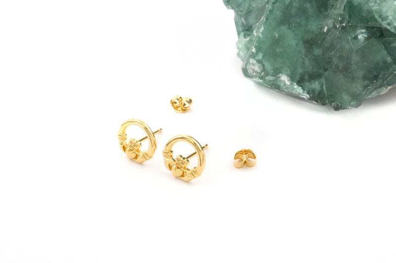 Gorgeous Gold Vermeil Claddagh Gift Set For Women