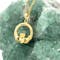 Womens 14K Gold Vermeil Claddagh Gift Set. Side View. - Gallery