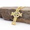 Womens Celtic Cross Necklace in Gold Vermeil - Gallery