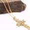 Real Gold Vermeil Celtic Cross Necklace For Women - Gallery