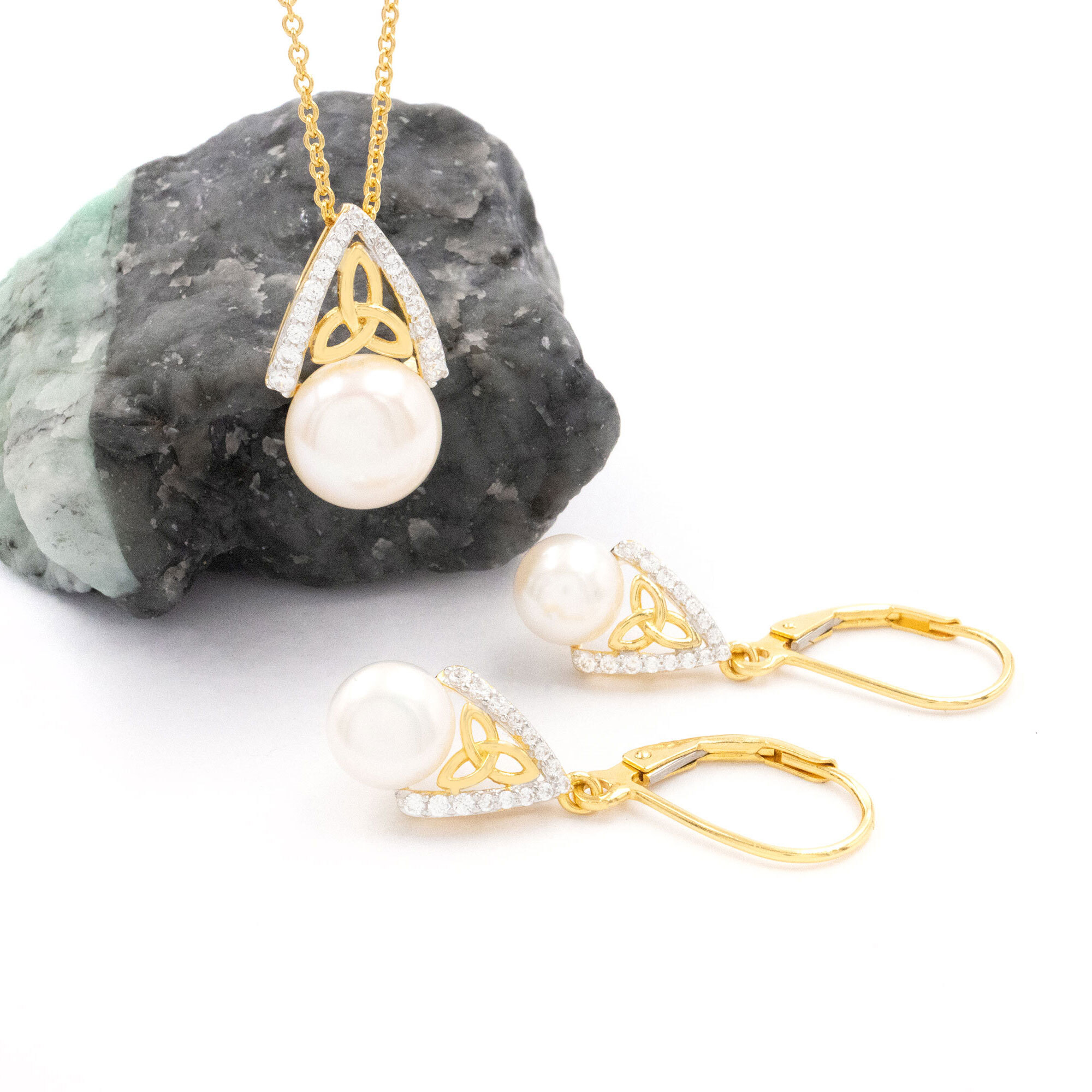 Gold Vermeil Trinity Knot Gift Set