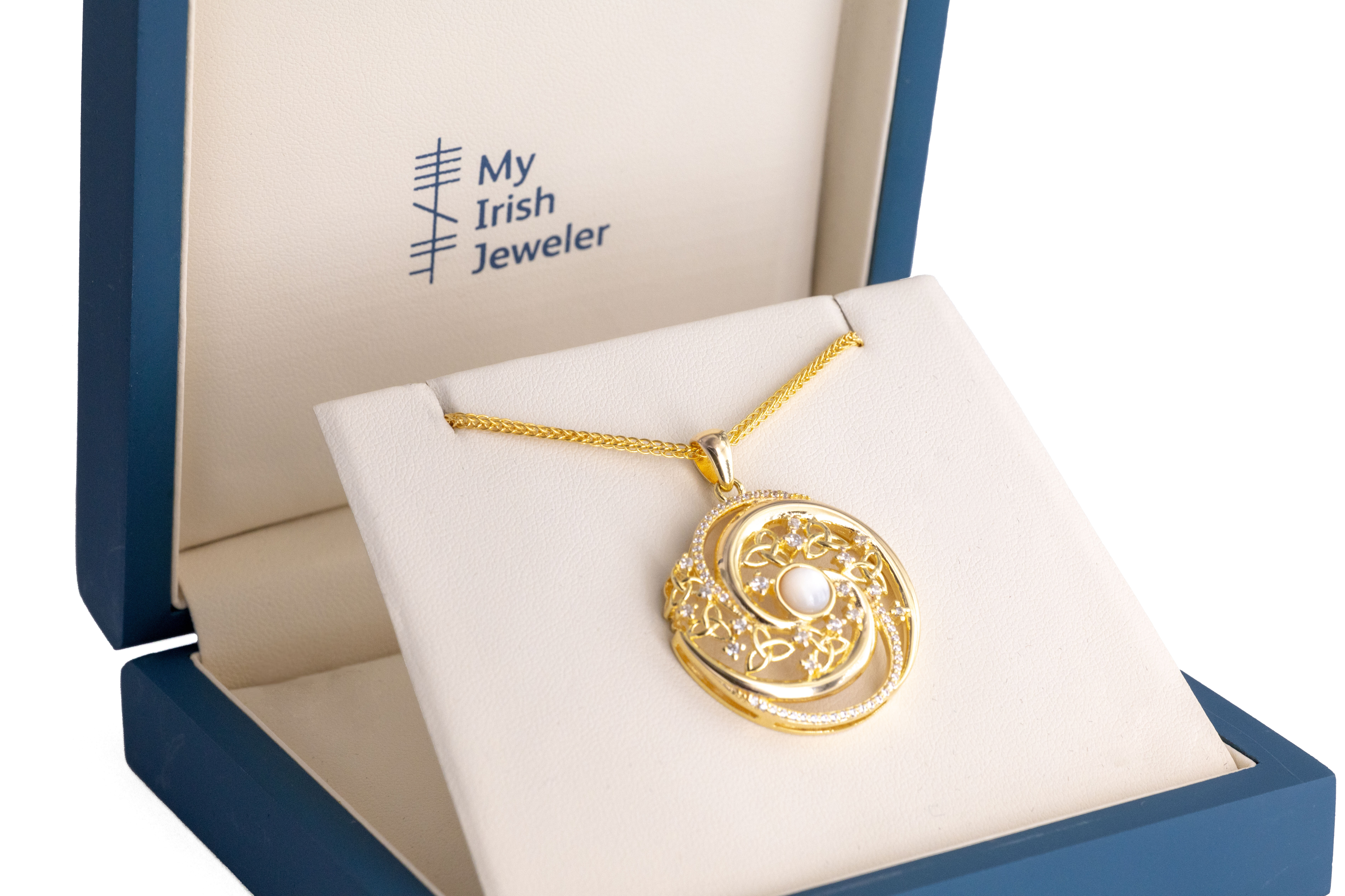 Gold Vermeil Trinity Knot Warrior Necklace, From… My Irish Jeweler