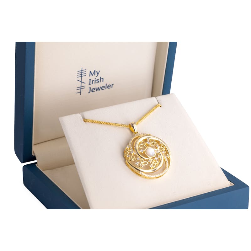 Gold Vermeil Trinity Knot Warrior Necklace, From… My Irish Jeweler