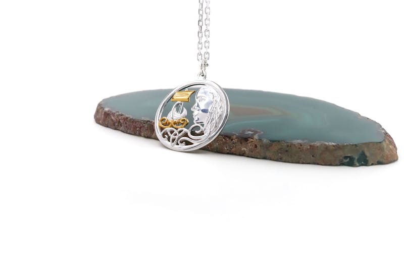 Gorgeous Sterling Silver Folklore Necklace For Women