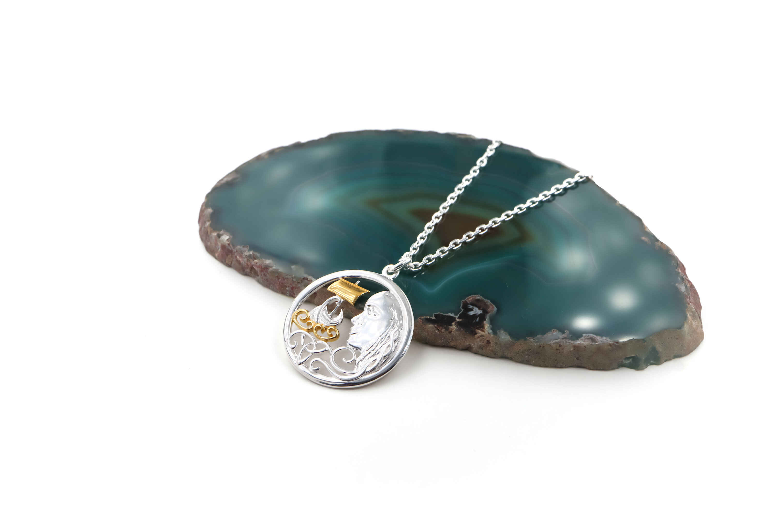Gorgeous Sterling Silver Folklore Necklace For Women