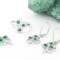 Shamrock - Pendant and Matching Earrings - Gallery