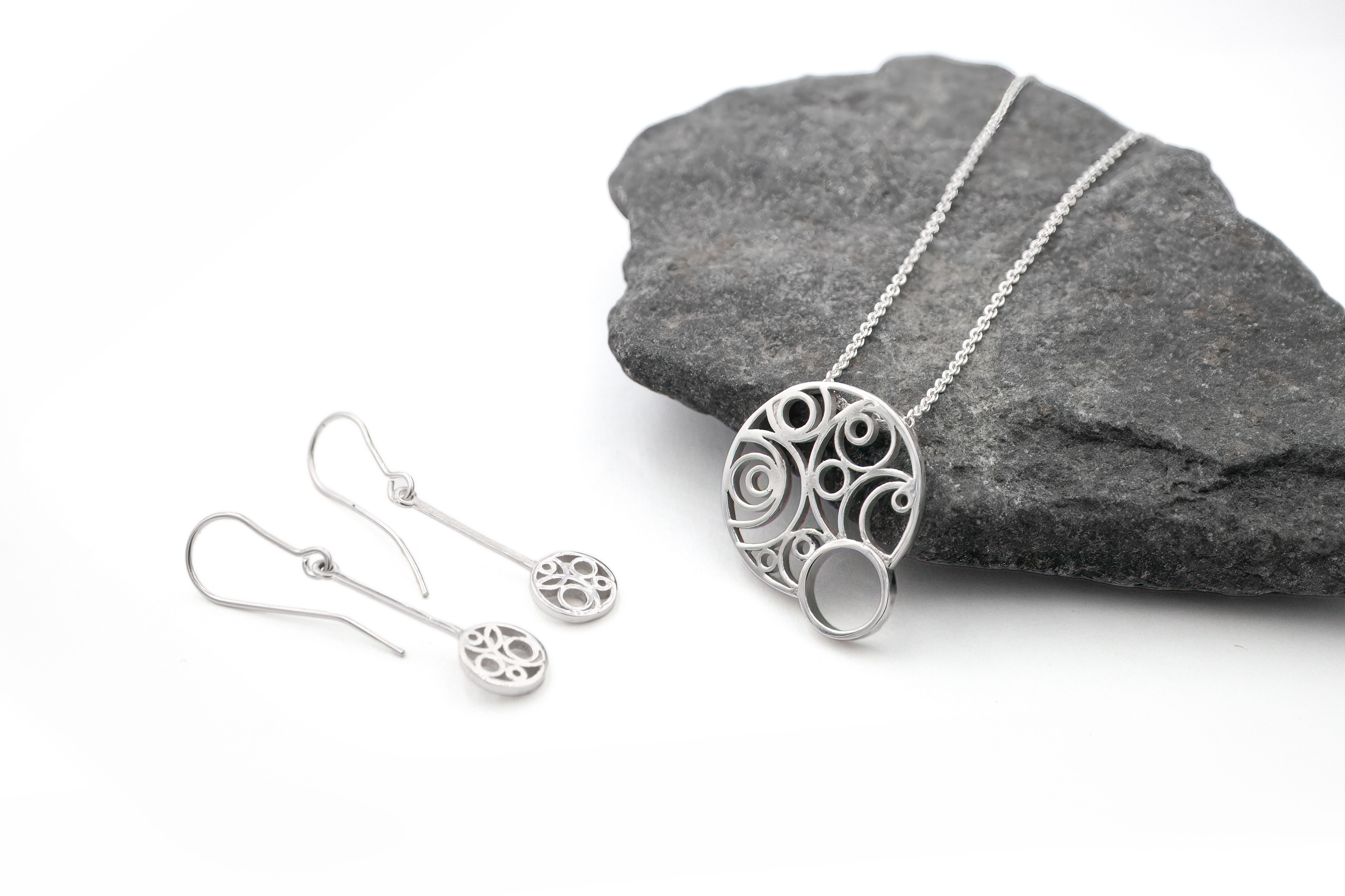 Gorgeous Sterling Silver Folklore Necklace For Women With a Polished Finish