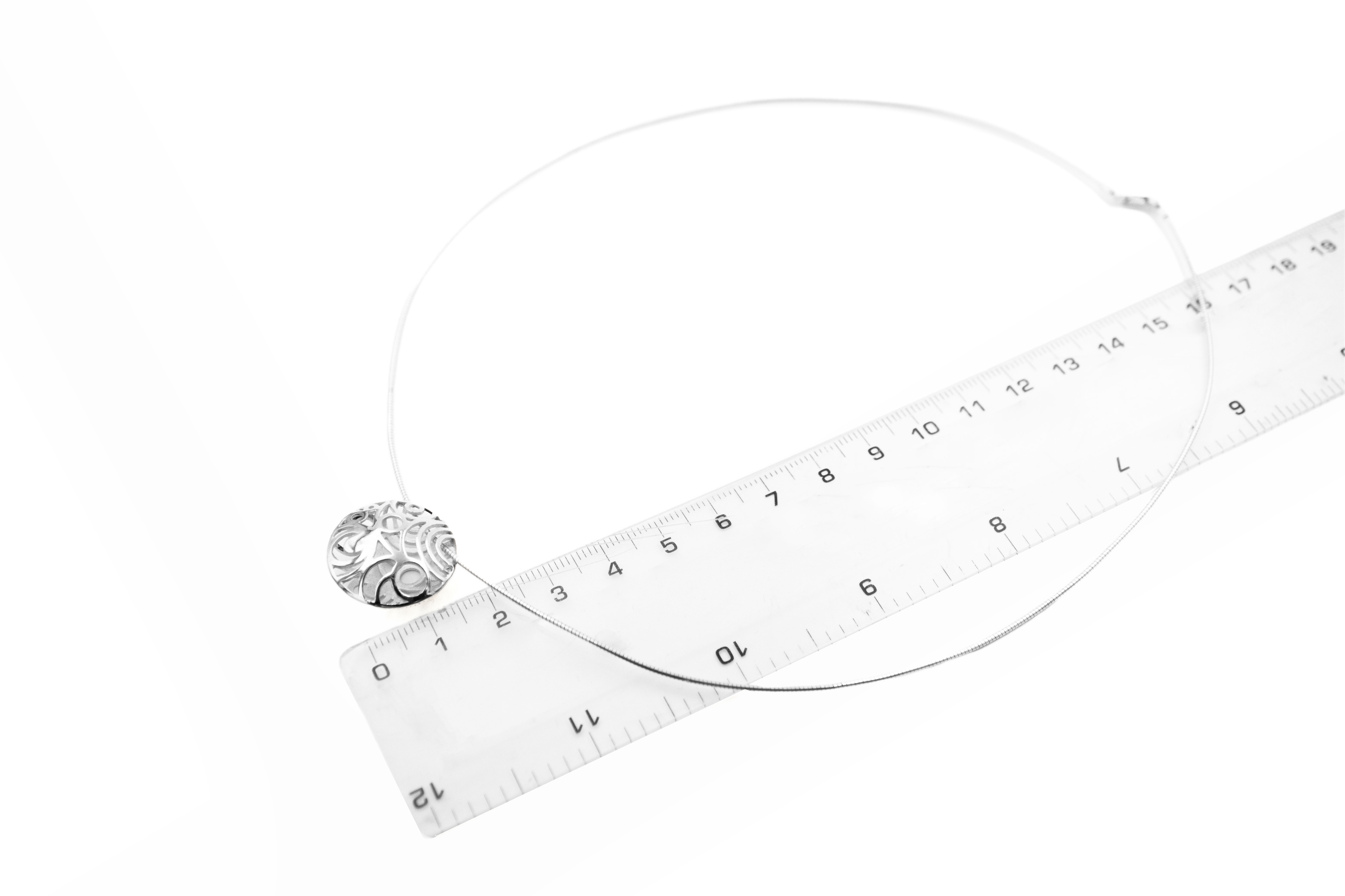 Irish Sterling Silver Folklore & Newgrange Gift Set For Women With a Polished Finish. Side View.