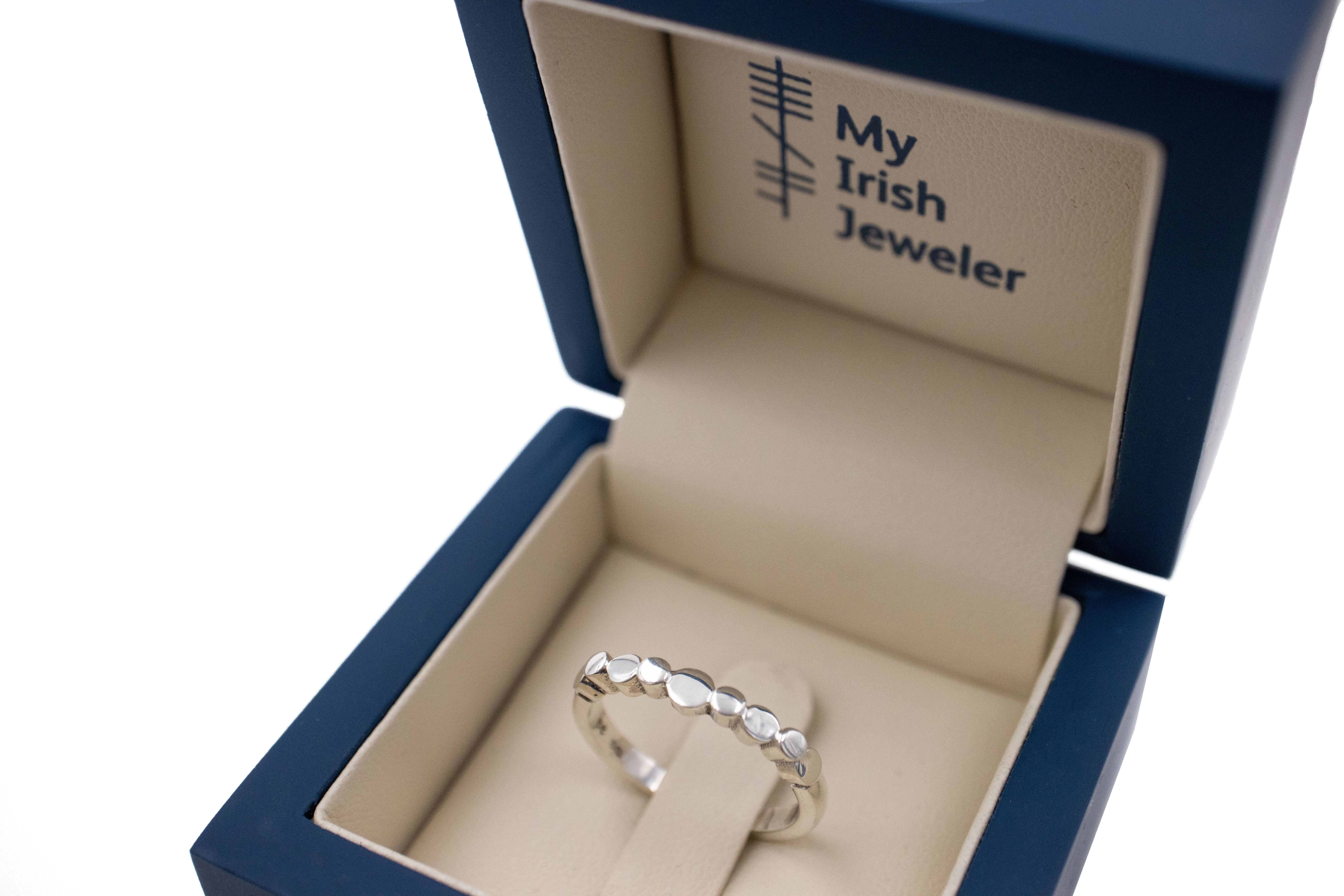 Attractive Sterling Silver Folklore Ring For Women With a Polished Finish. In Luxury Packaging.