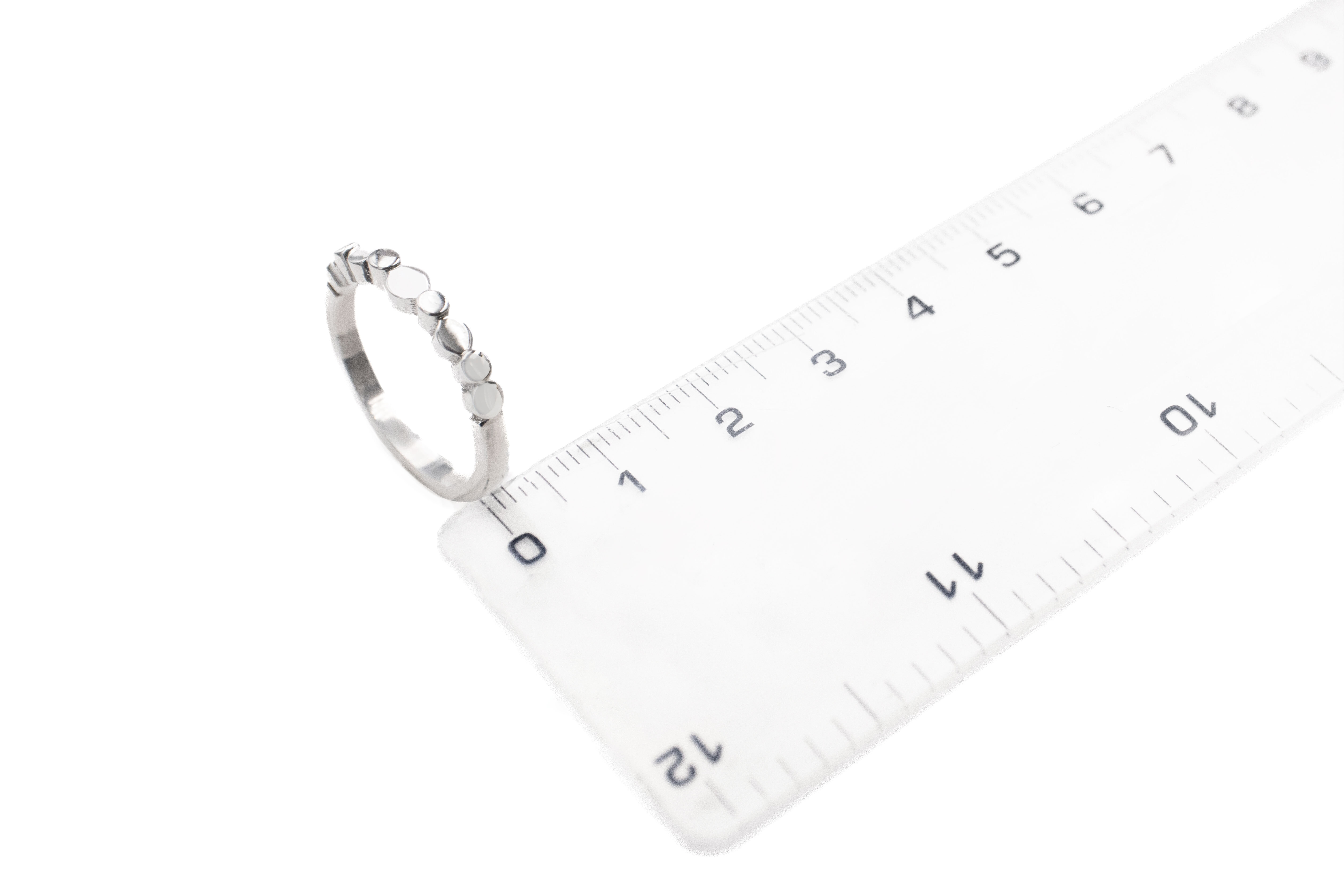 Womens Polished Sterling Silver Folklore & Newgrange Ring. Picture For Scale.