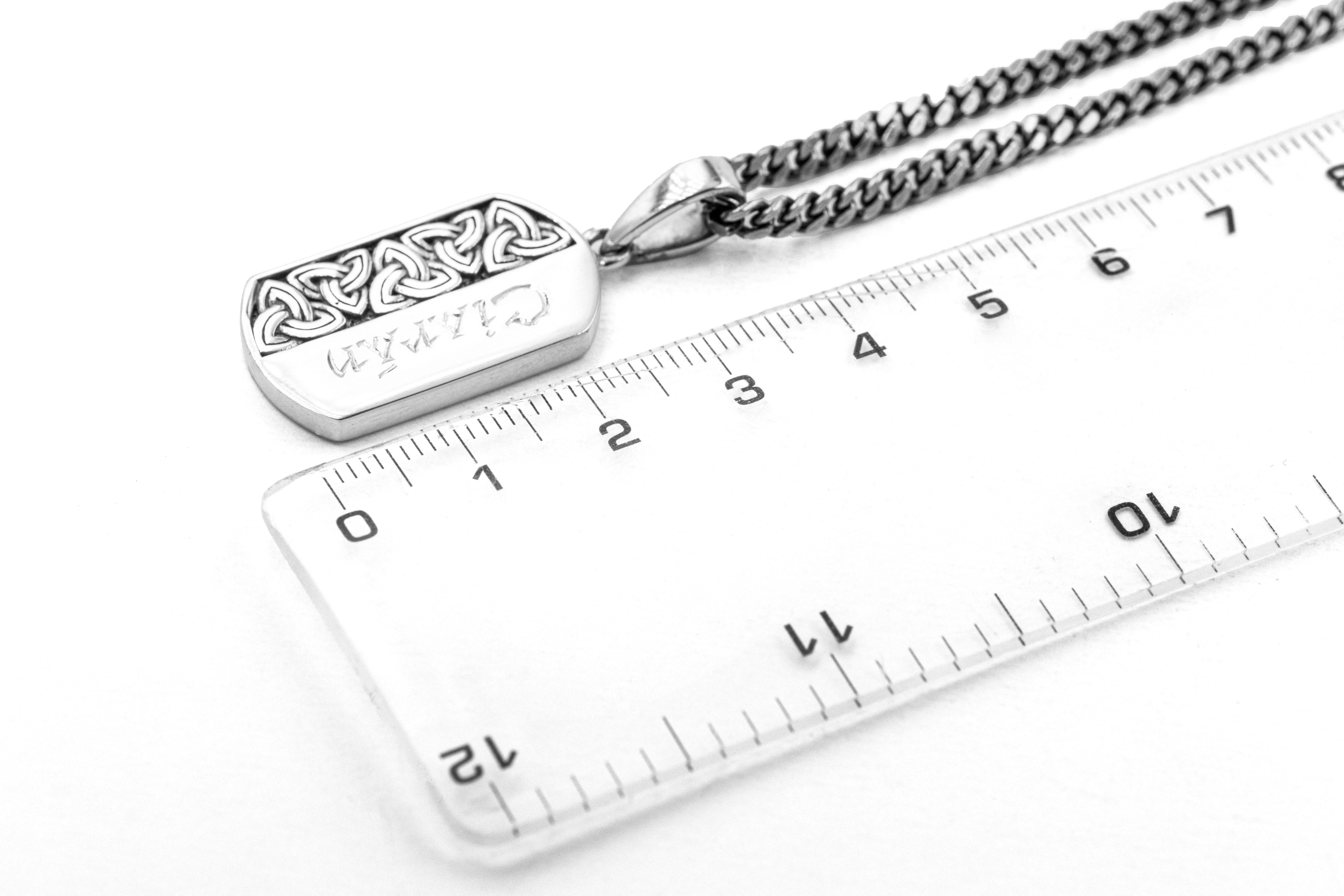 Heavyweight Gaelic Name Dog Tag, From Ireland My Irish Jeweler