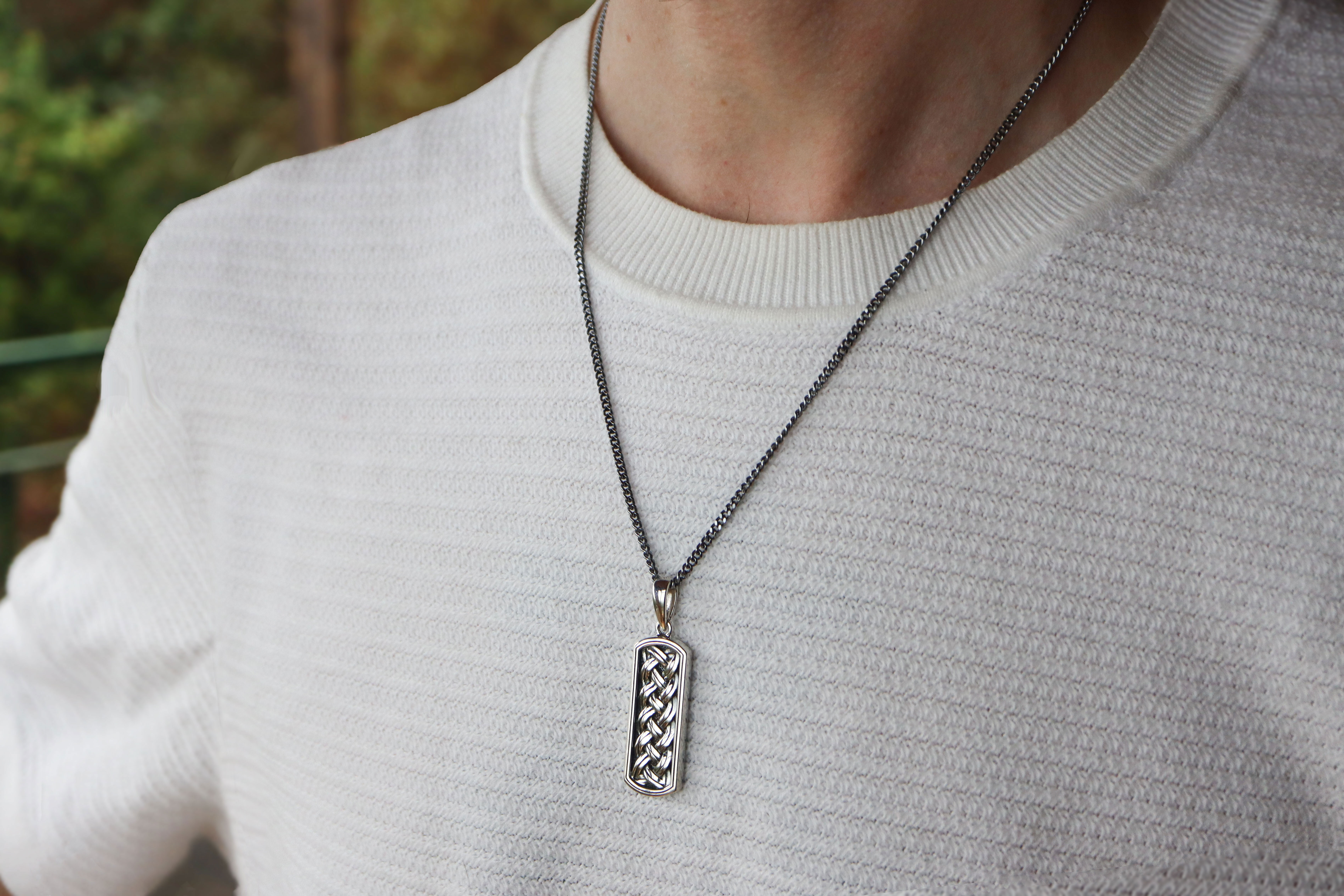 Heavyweight Oxidised Celtic Knot Ingot Sku 22618 Model