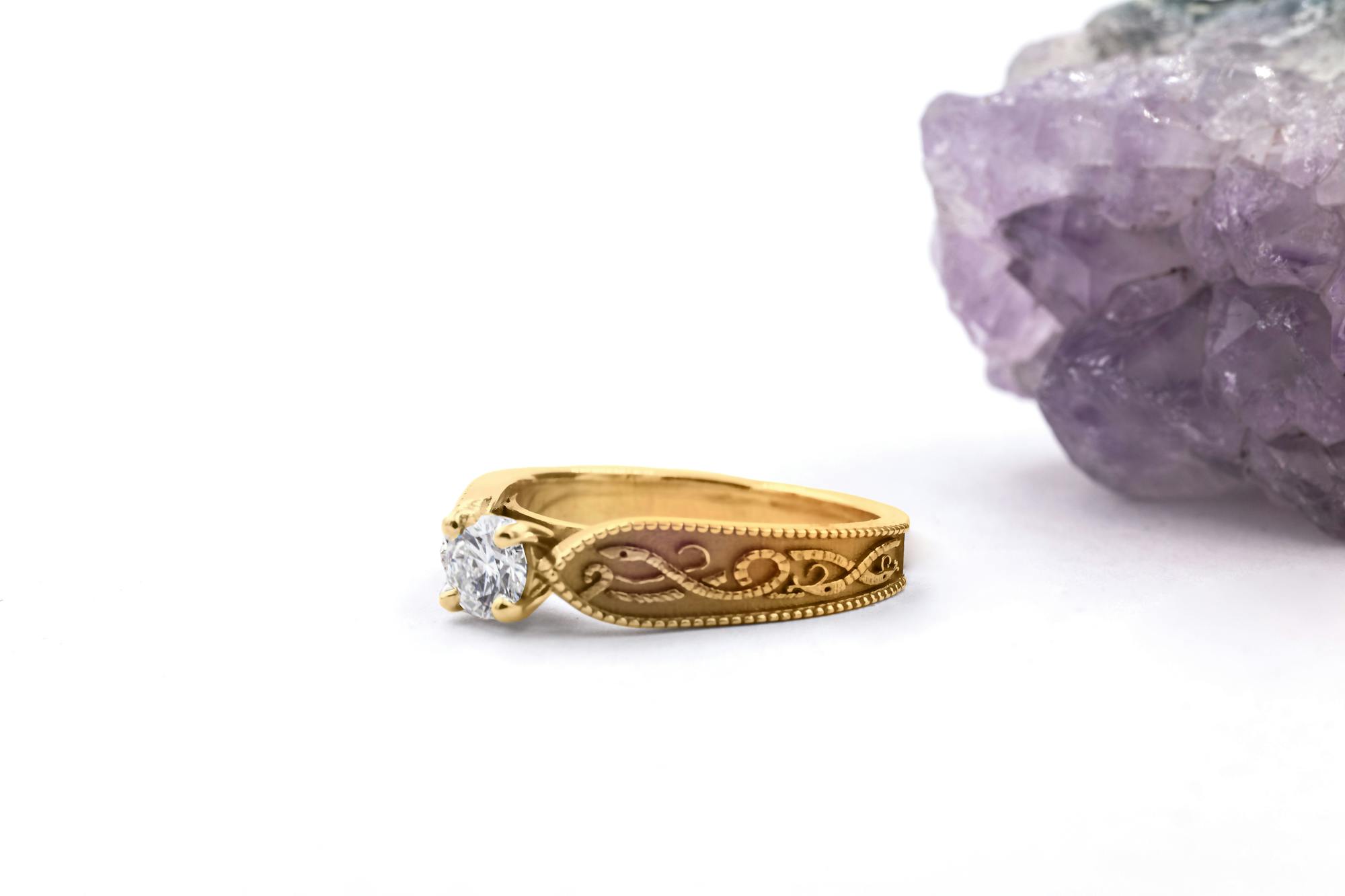 Celtic Warrior Engagement Ring My Irish Jeweler