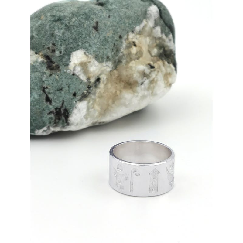 Handmade Sterling Silver History Of Ireland Ring For Women