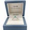 Womens Polished Yellow Gold & White Gold Trinity Knot 0.50ct Natural Emerald Engagement Ring - Gallery