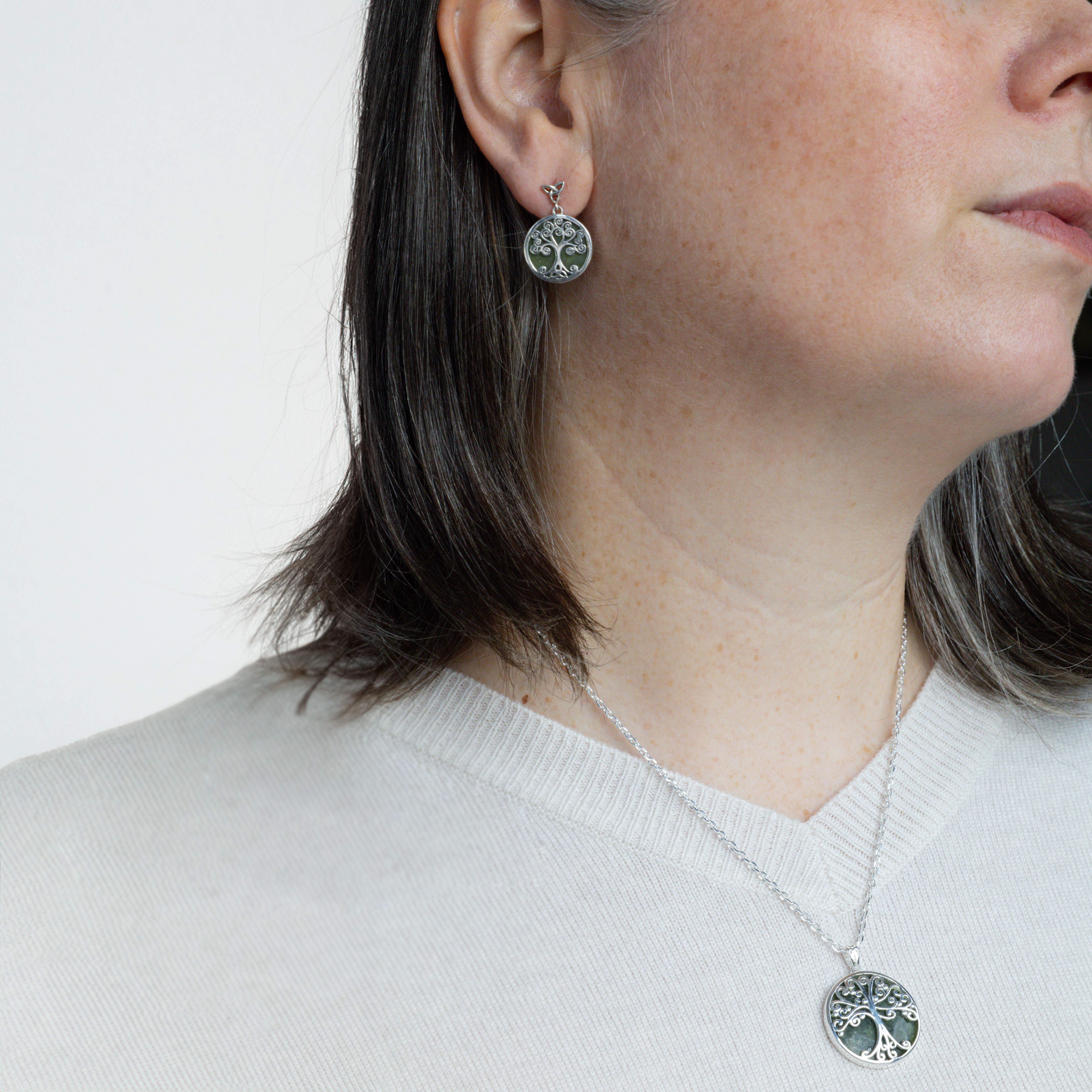 Tree of Life Connemara marble Gift Set