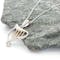 Womens Authentic Sterling Silver & 10K Rose Gold Irish Harp Gift Set - Gallery