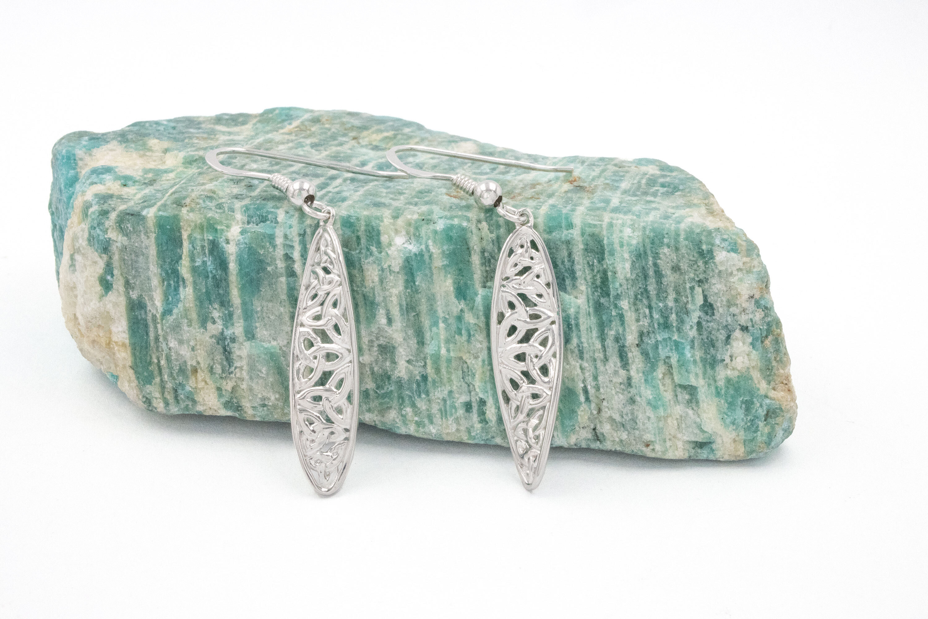 Womens Sterling Silver Trinity Knot Gift Set