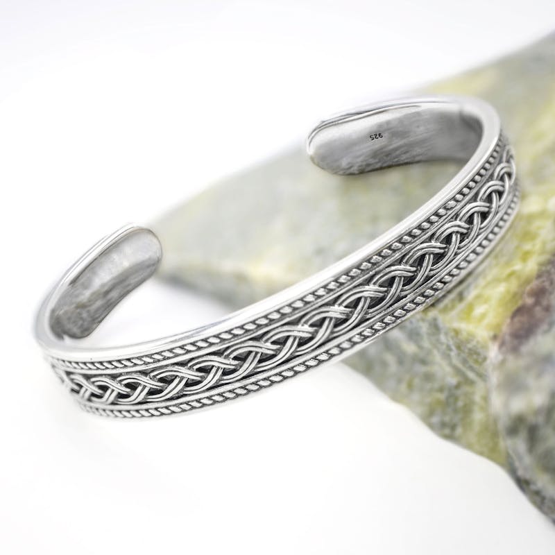 Genuine Sterling Silver Celtic Knot Gift Set For Men