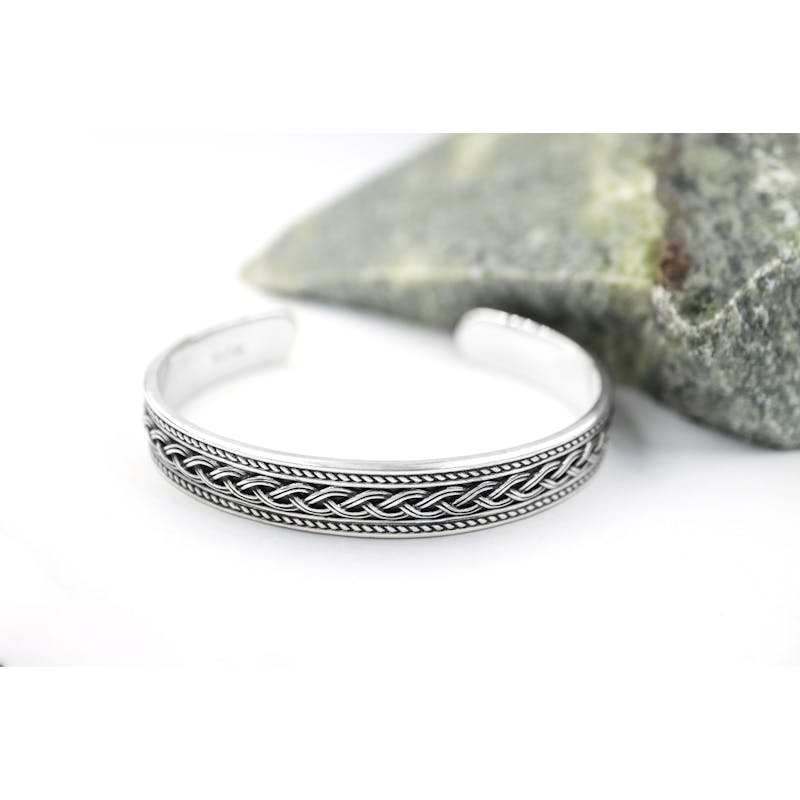Mens Gorgeous Sterling Silver Celtic Knot Gift Set