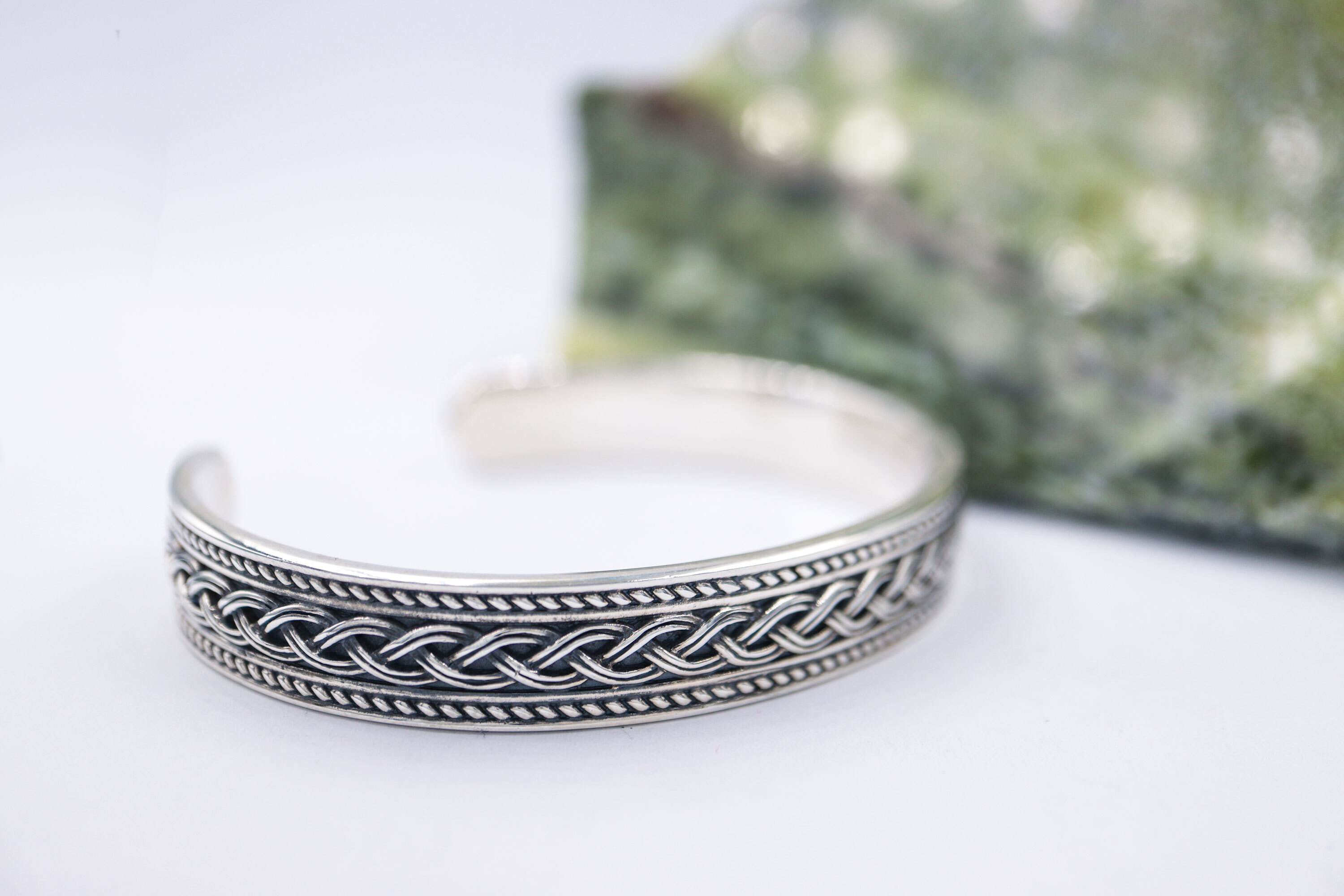 Mens Celtic Knot Gift Set in Sterling Silver