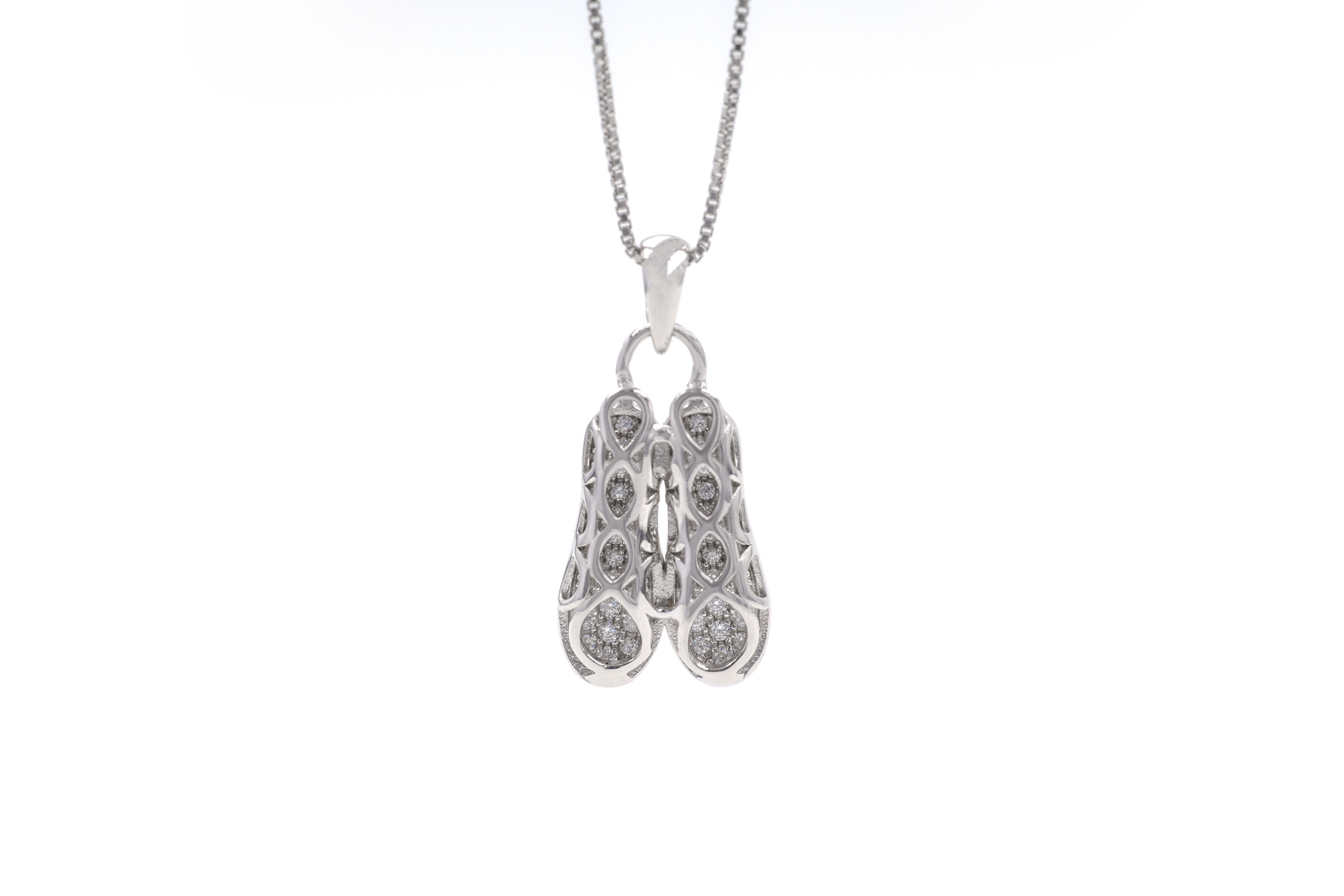 Irish Dancing Shoes Sterling Silver Pendant… My Irish Jeweler - Main Image