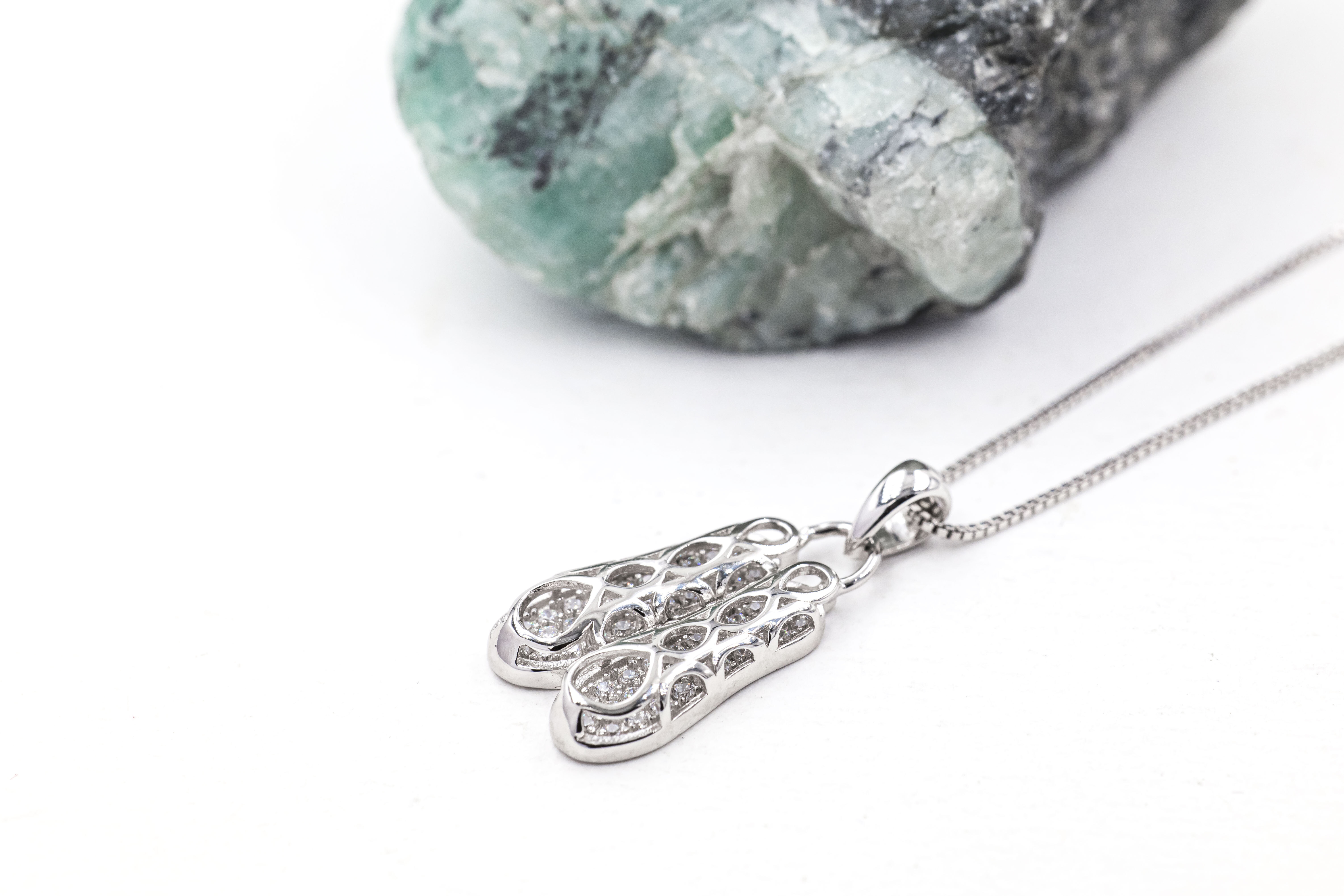 Womens Celtic Knot Necklace in Real Sterling Silver