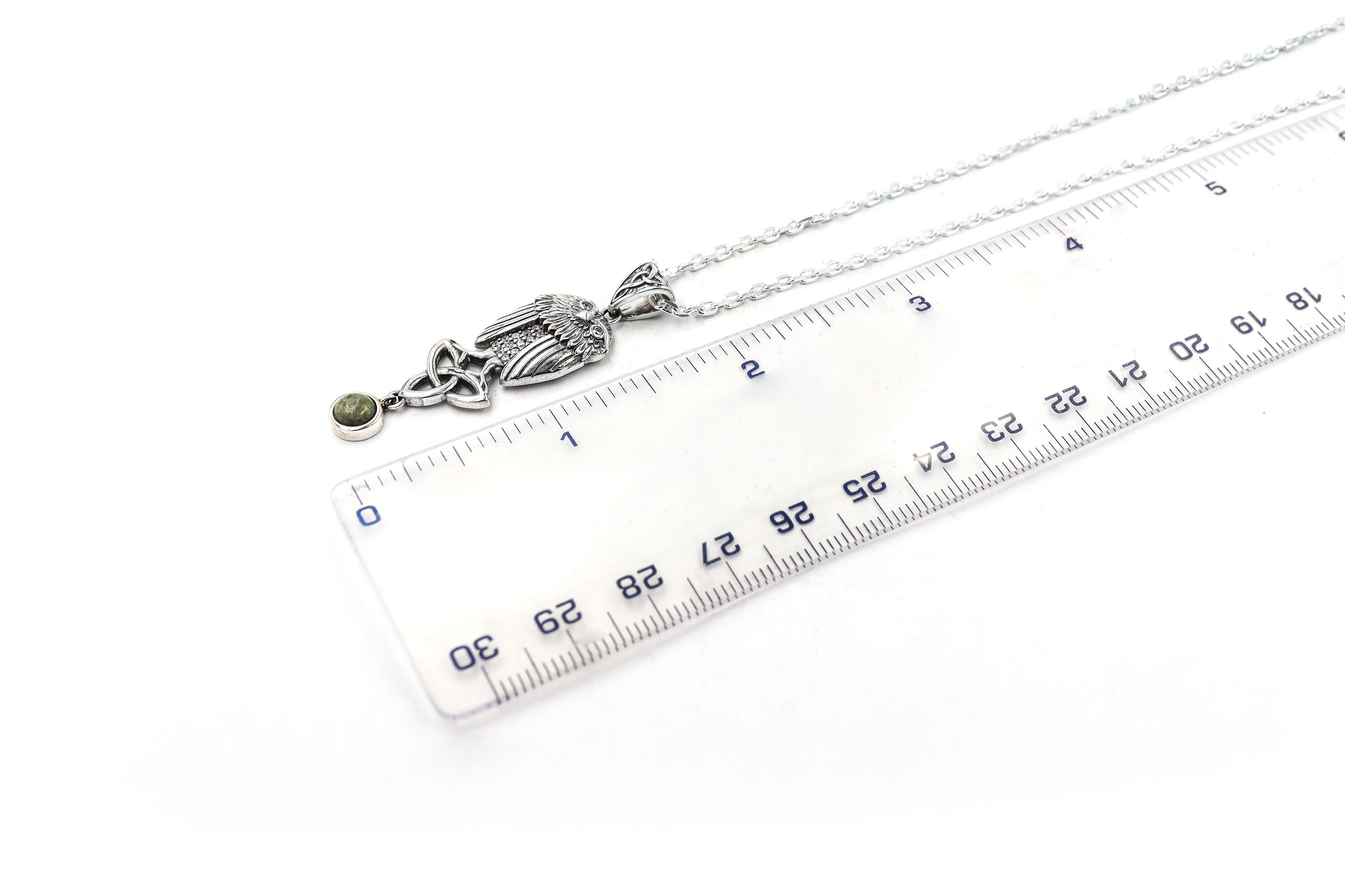 Irish Sterling Silver Trinity Knot Necklace For Women