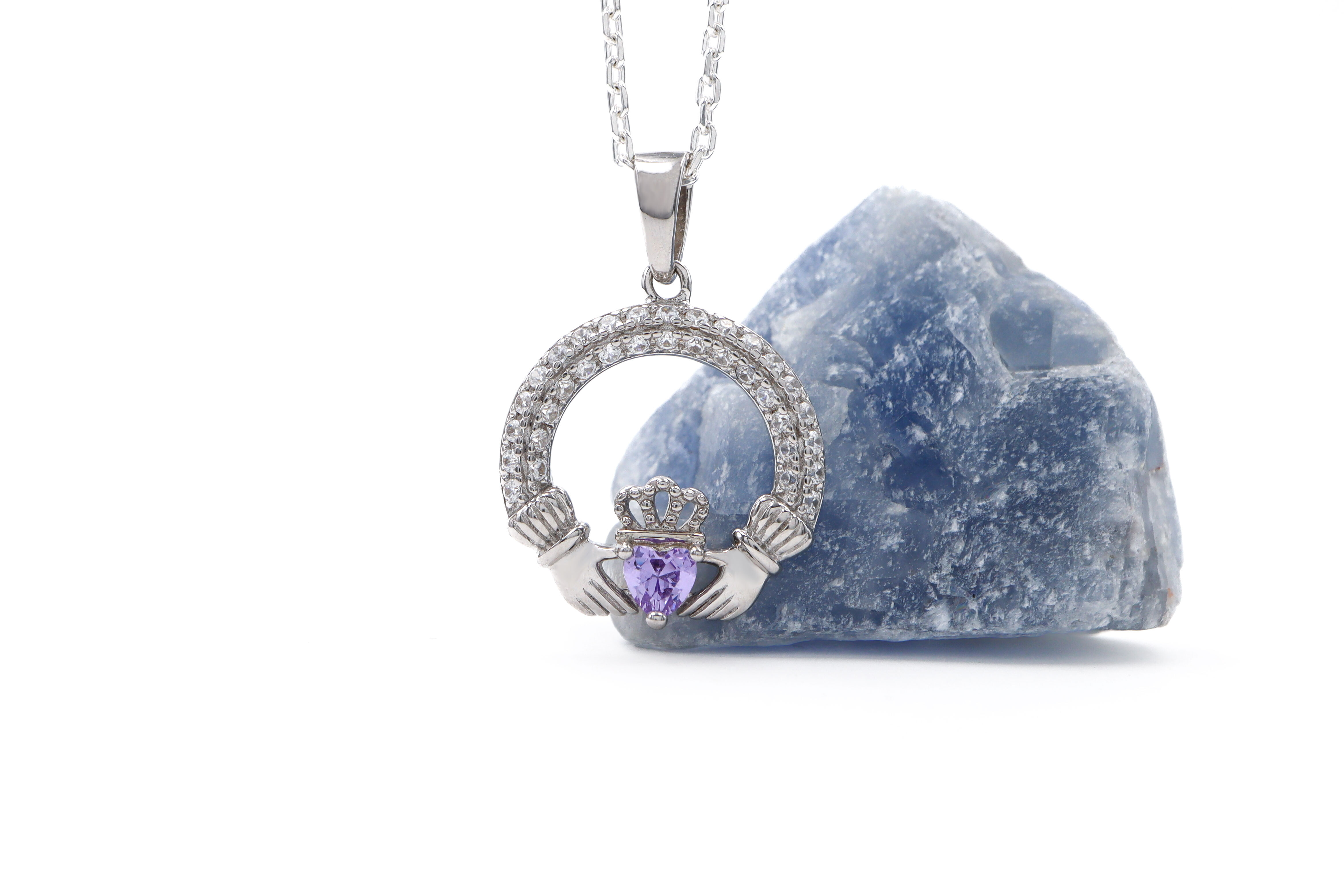 Real Sterling Silver June Birthstone Gift Set For Women With a Polished Finish