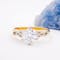 Womens Polished 14K Yellow Gold & White Gold Trinity Knot Ring - Gallery