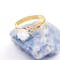 Genuine 14K Yellow Gold & White Gold Trinity Knot 1.00ct Lab Grown Diamond Ring With a Polished Finish For Women - Gallery