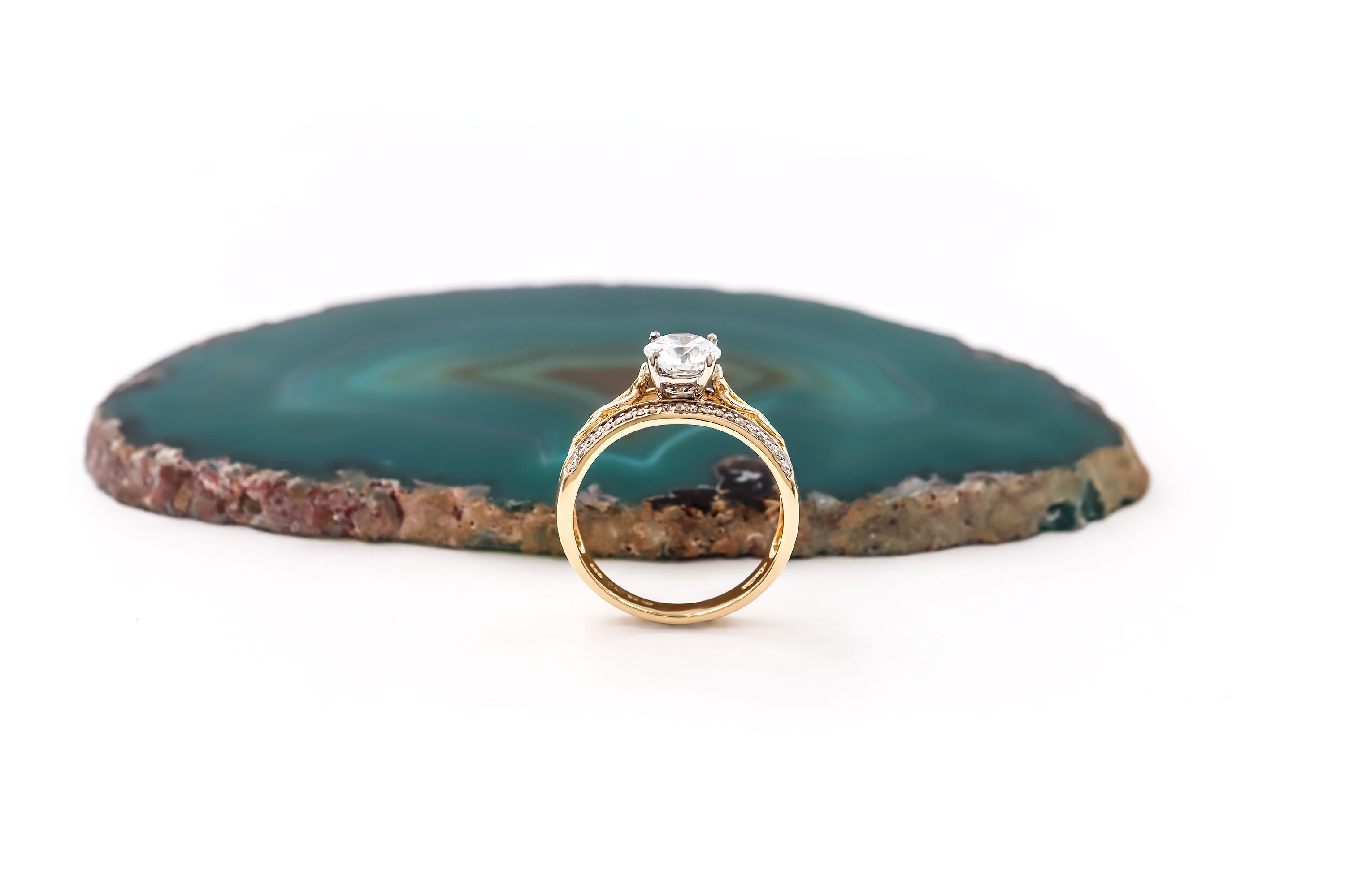 Gorgeous Yellow Gold Celtic Knot Ring With a Polished Finish For Women