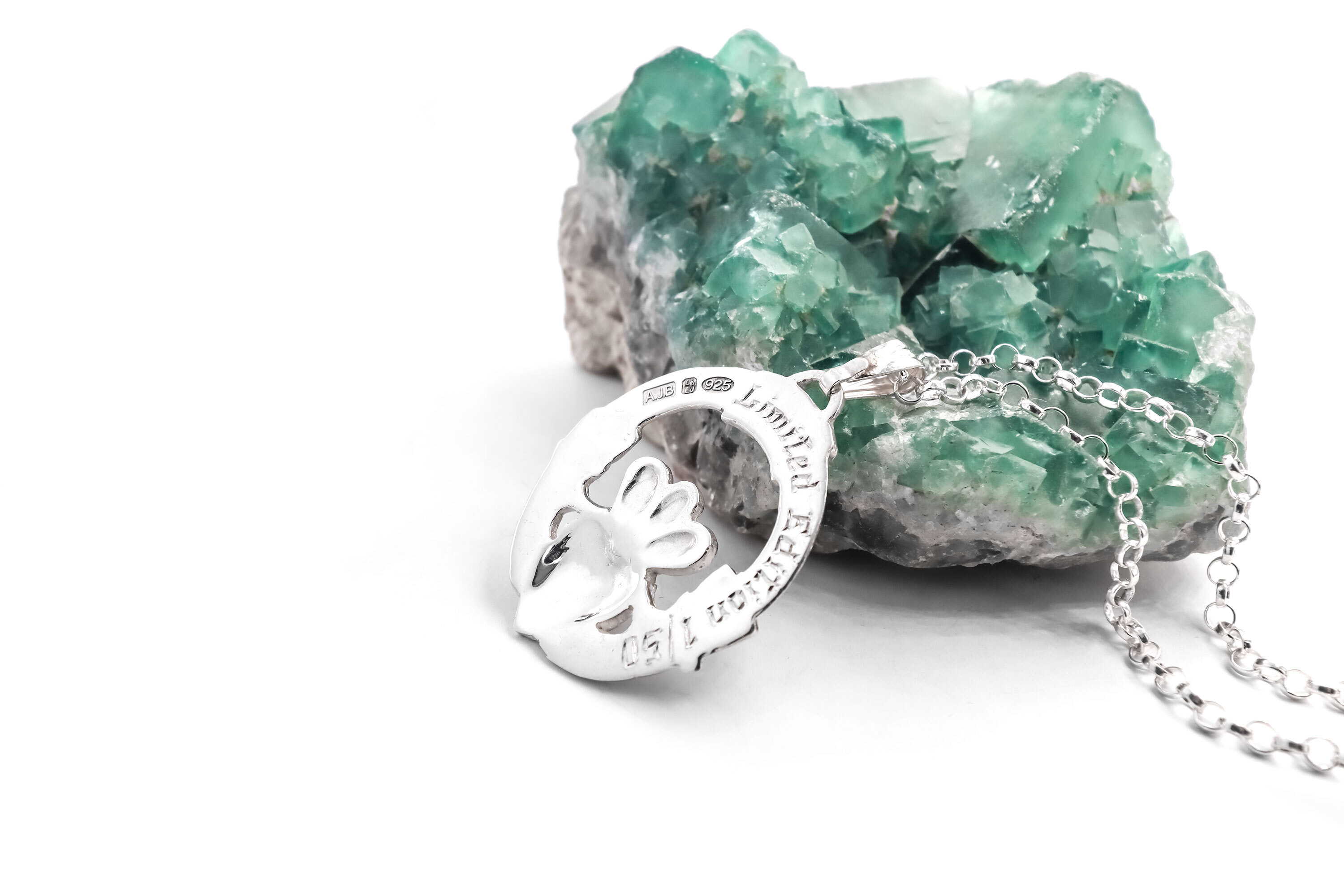 Claddagh & Trinity Knot Necklace in Sterling Silver