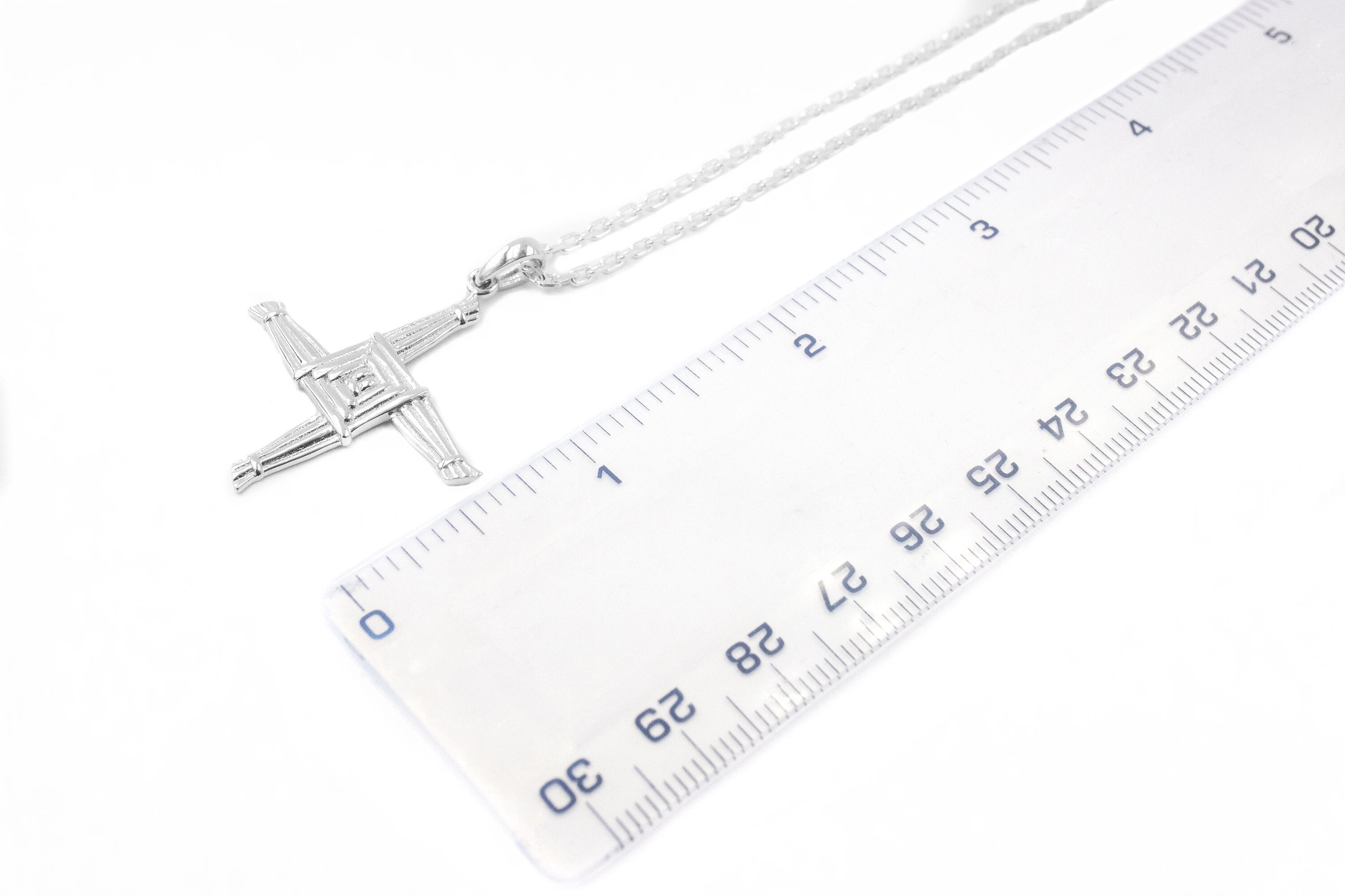 St Brigids Cross Necklace in Sterling Silver