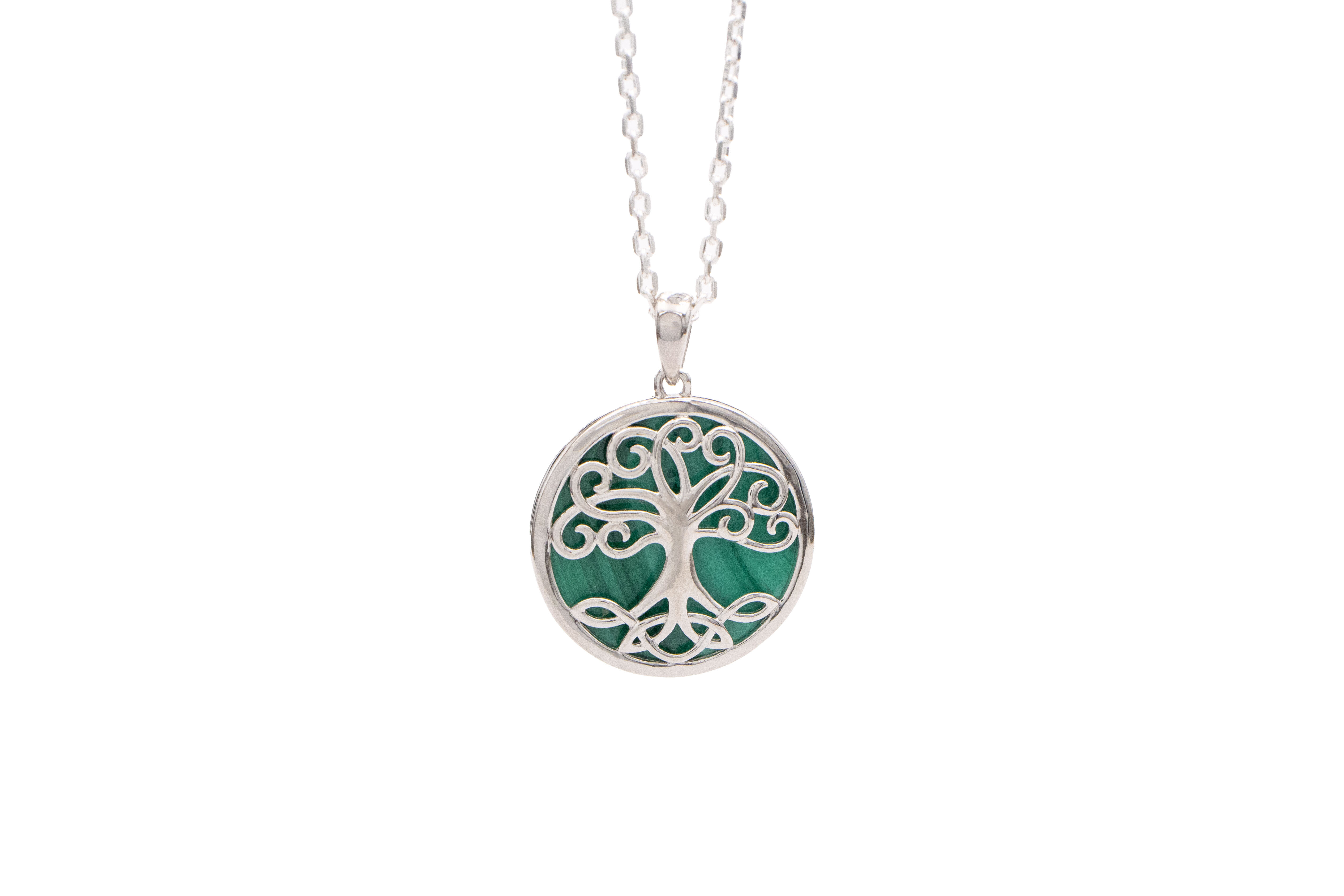 Authentic Sterling Silver Tree of Life Necklace For Women With a Polished Finish