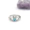 Womens March Birthstone Ring in Sterling Silver - Gallery