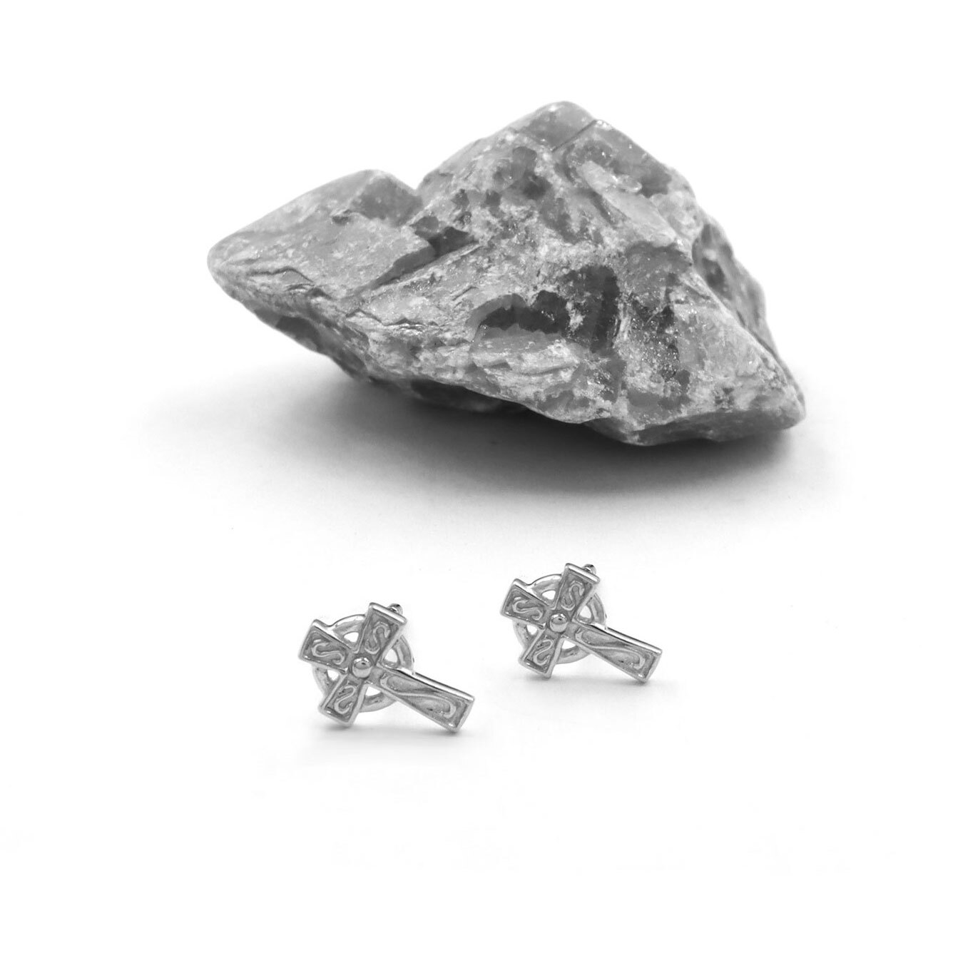 Mini Celtic Cross Earrings