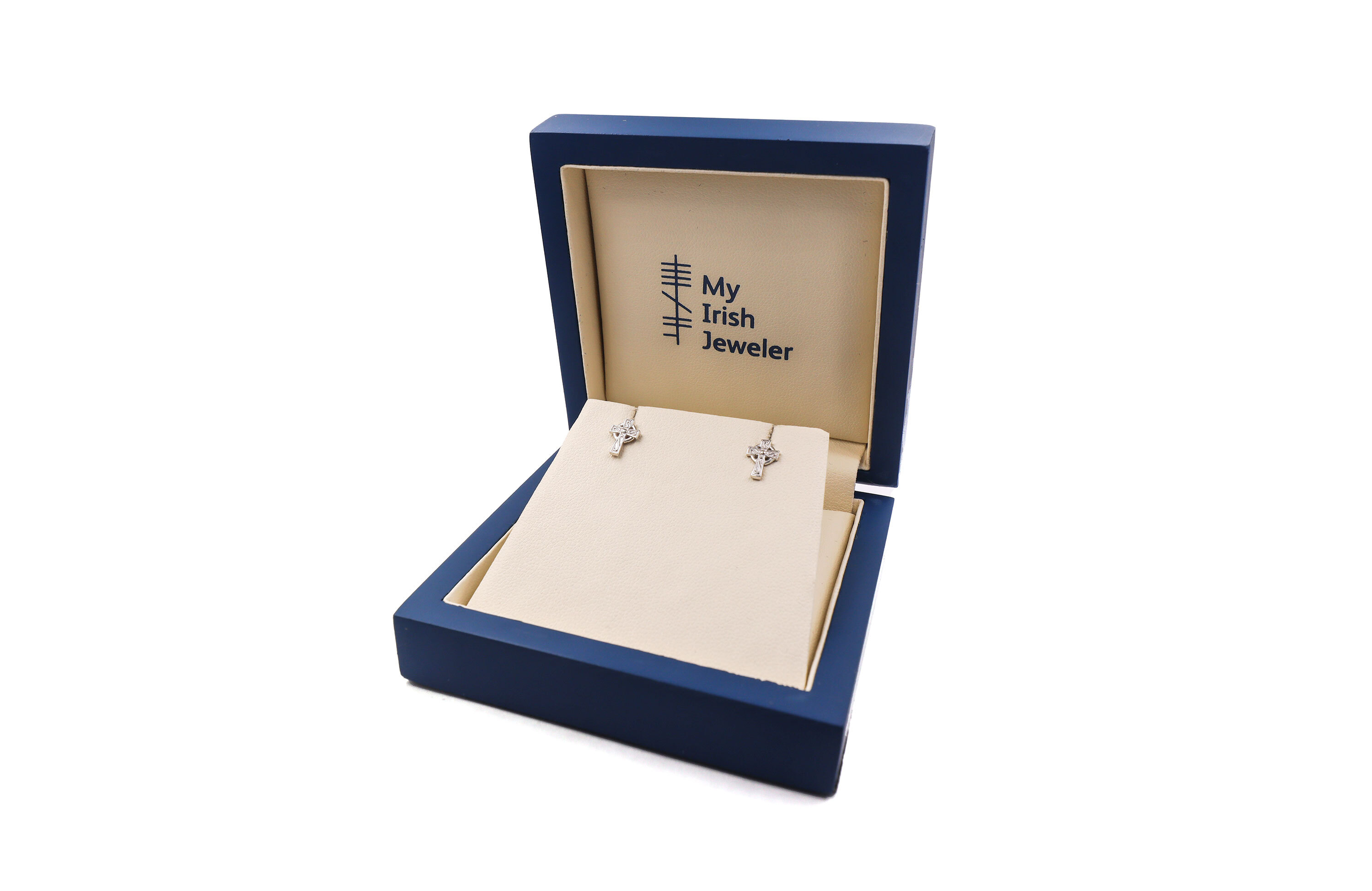 Womens Celtic Cross Earrings in Real Sterling Silver