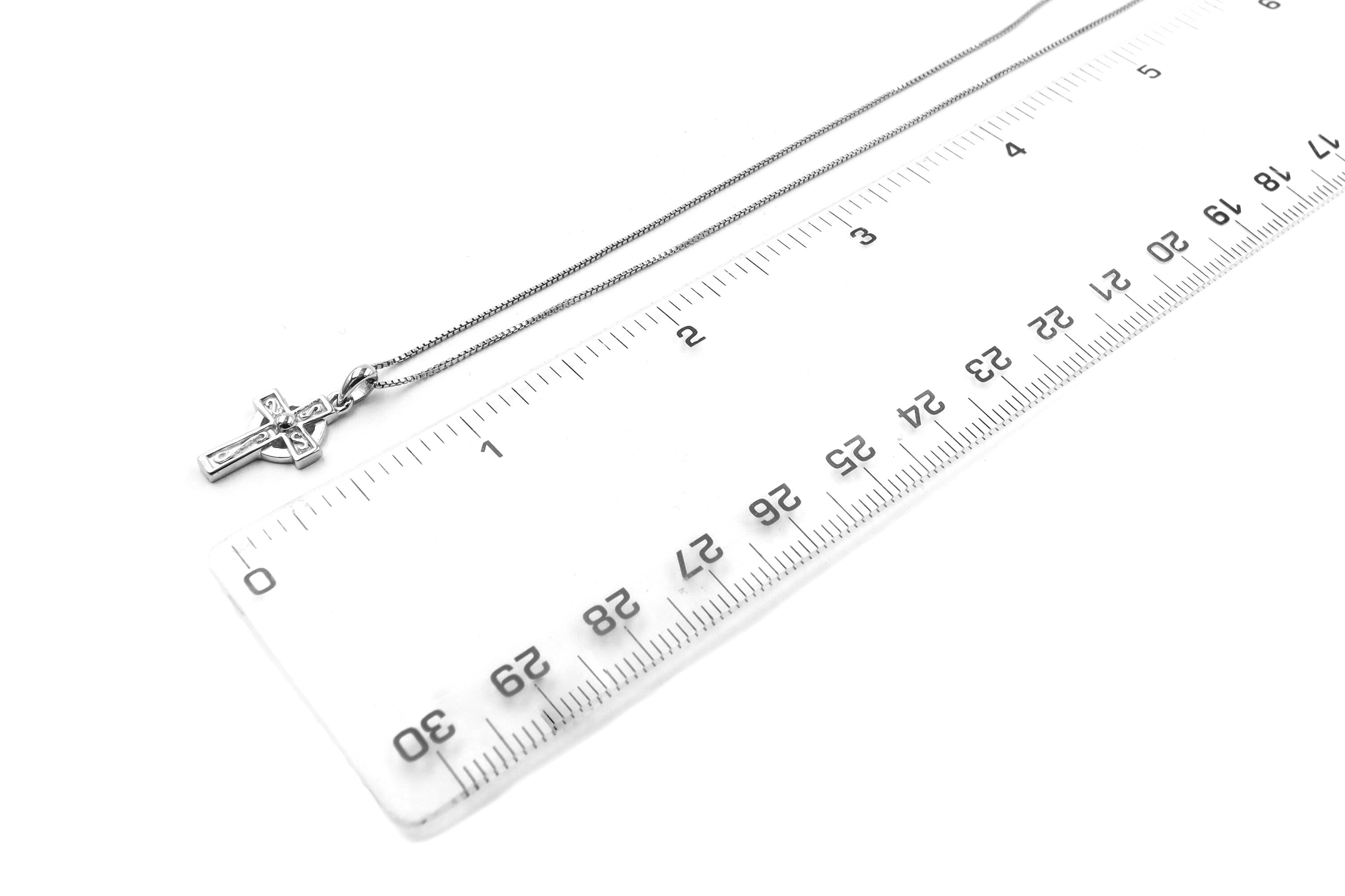 Kids Sterling Silver Celtic Cross Necklace