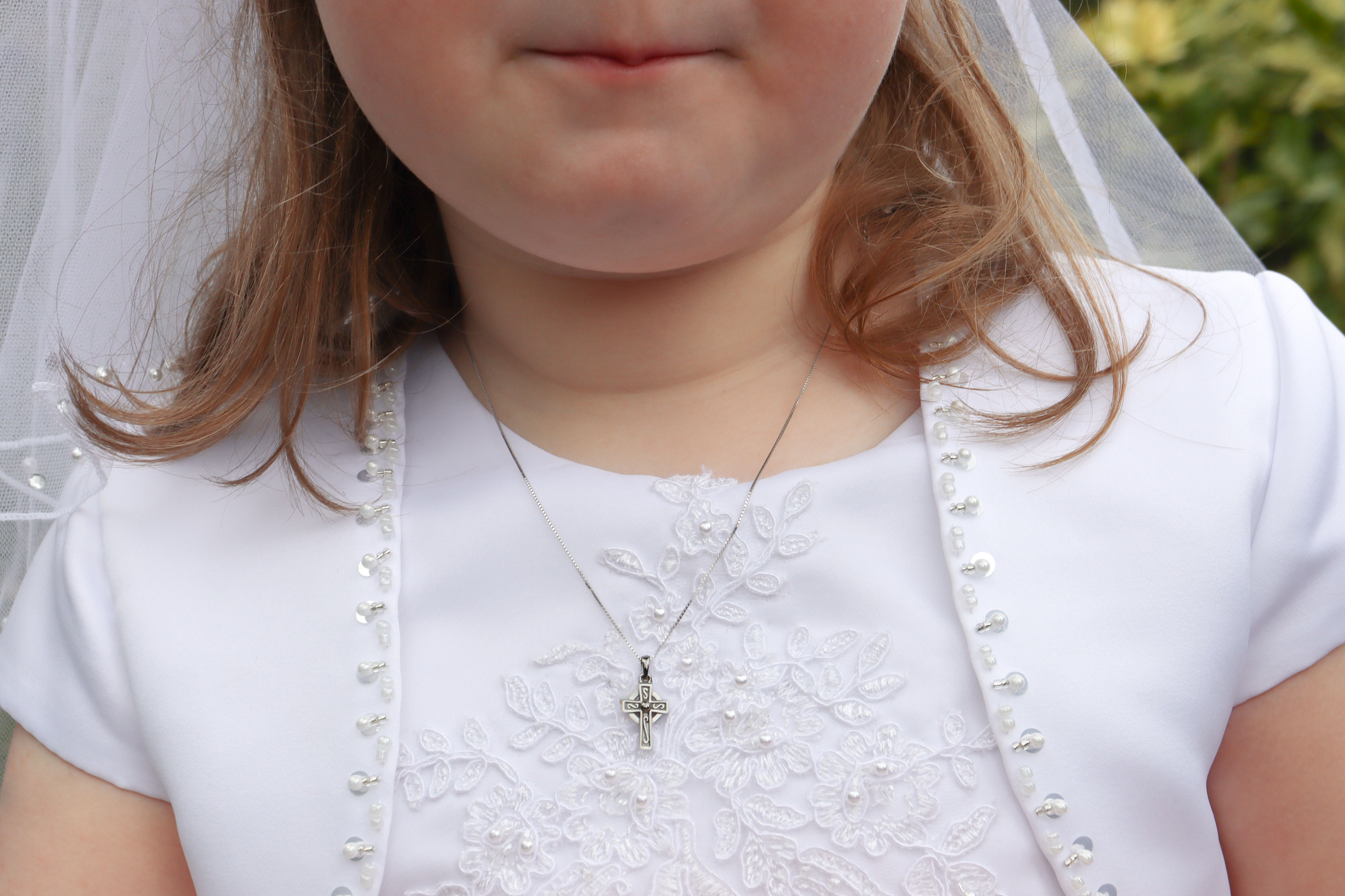 Mini Celtic Cross Necklace Sku 23667 Childrens model