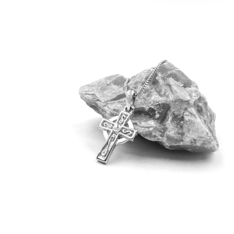 Mini Celtic Cross Necklace, From Ireland | My Irish Jeweler