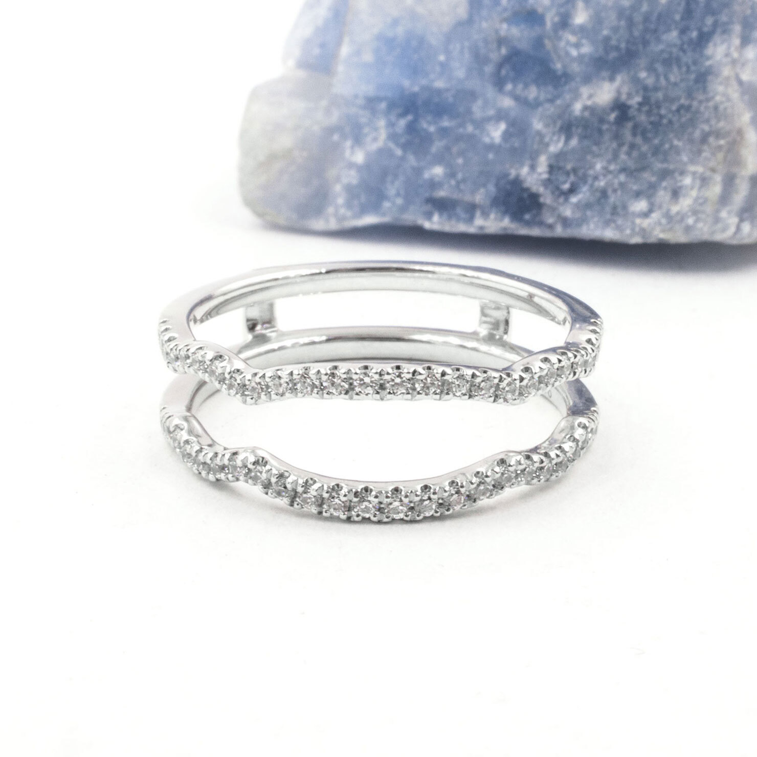 Mo Anam Cara Double Diamond Wedding band