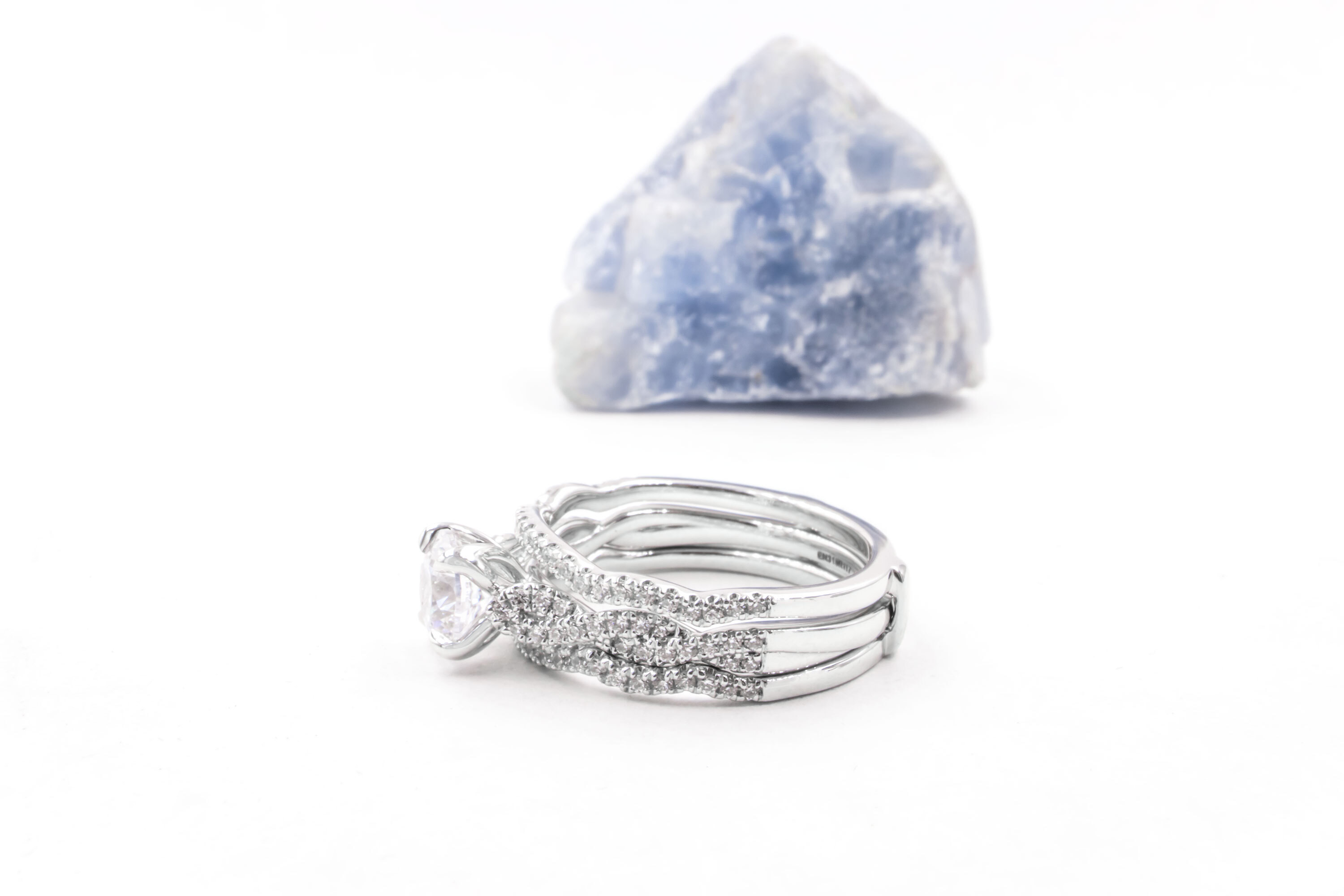 Womens Celtic Knot Ring in Real Platinum 950