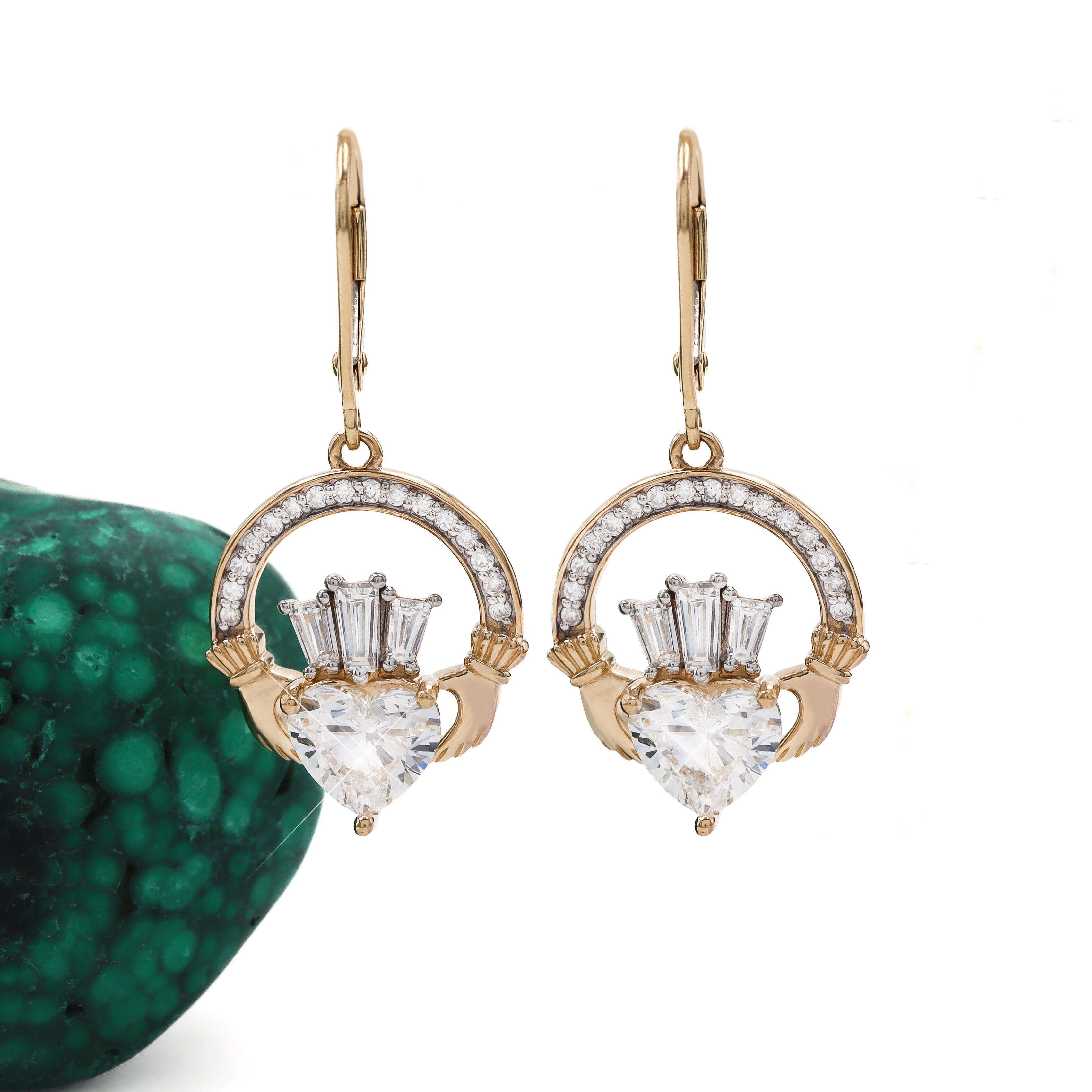 14K Drop Earrings