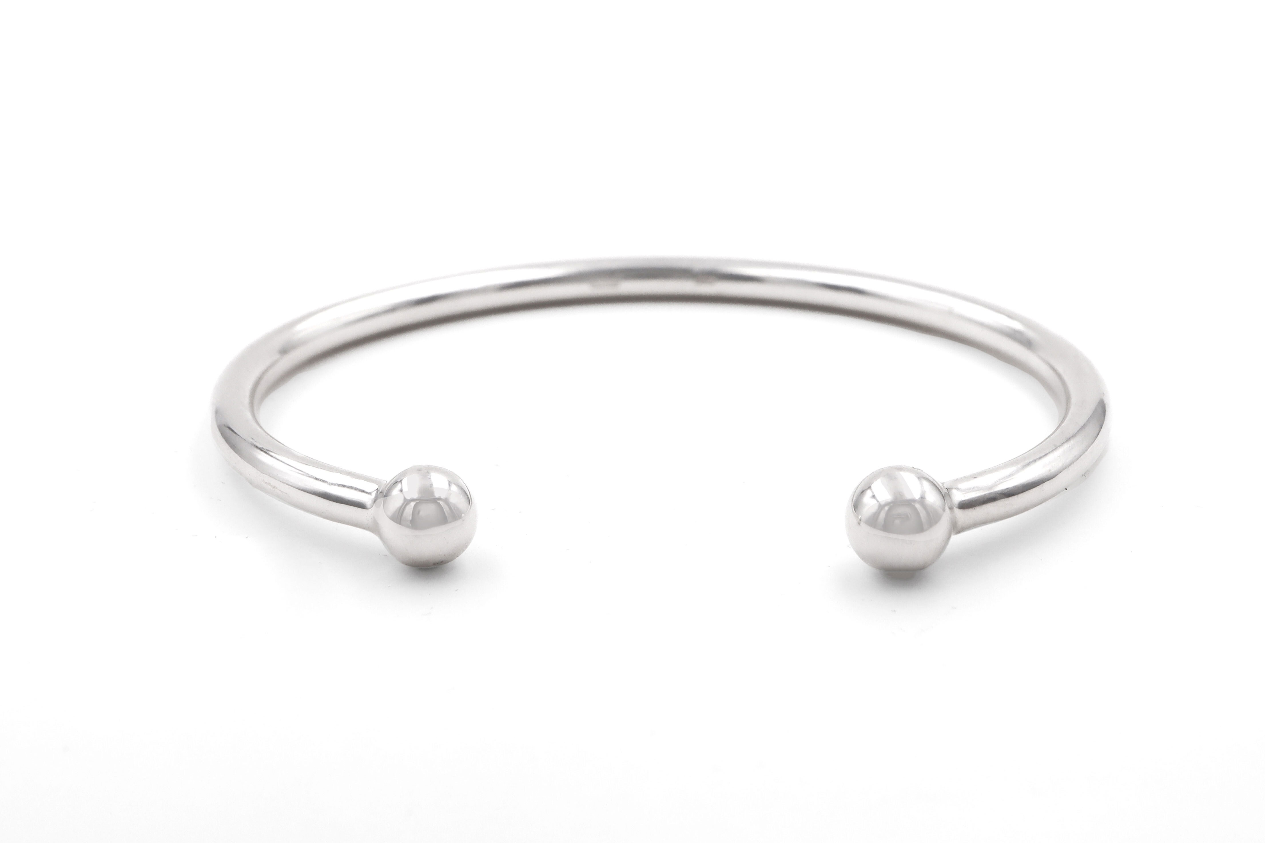 Small Genuine Sterling Silver Gaelic Bangle