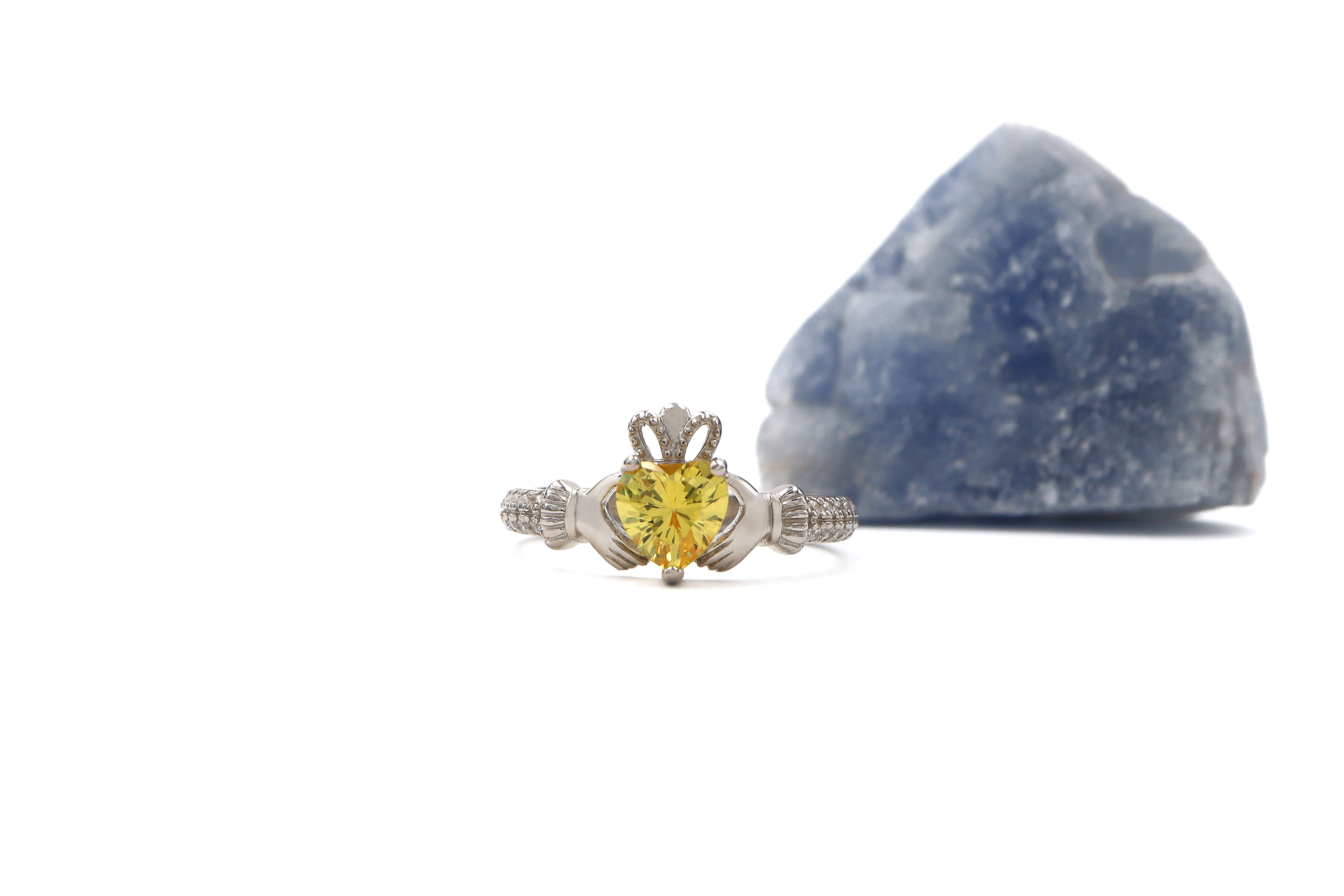 Real Sterling Silver November Birthstone Gift Set For Women With a Polished Finish